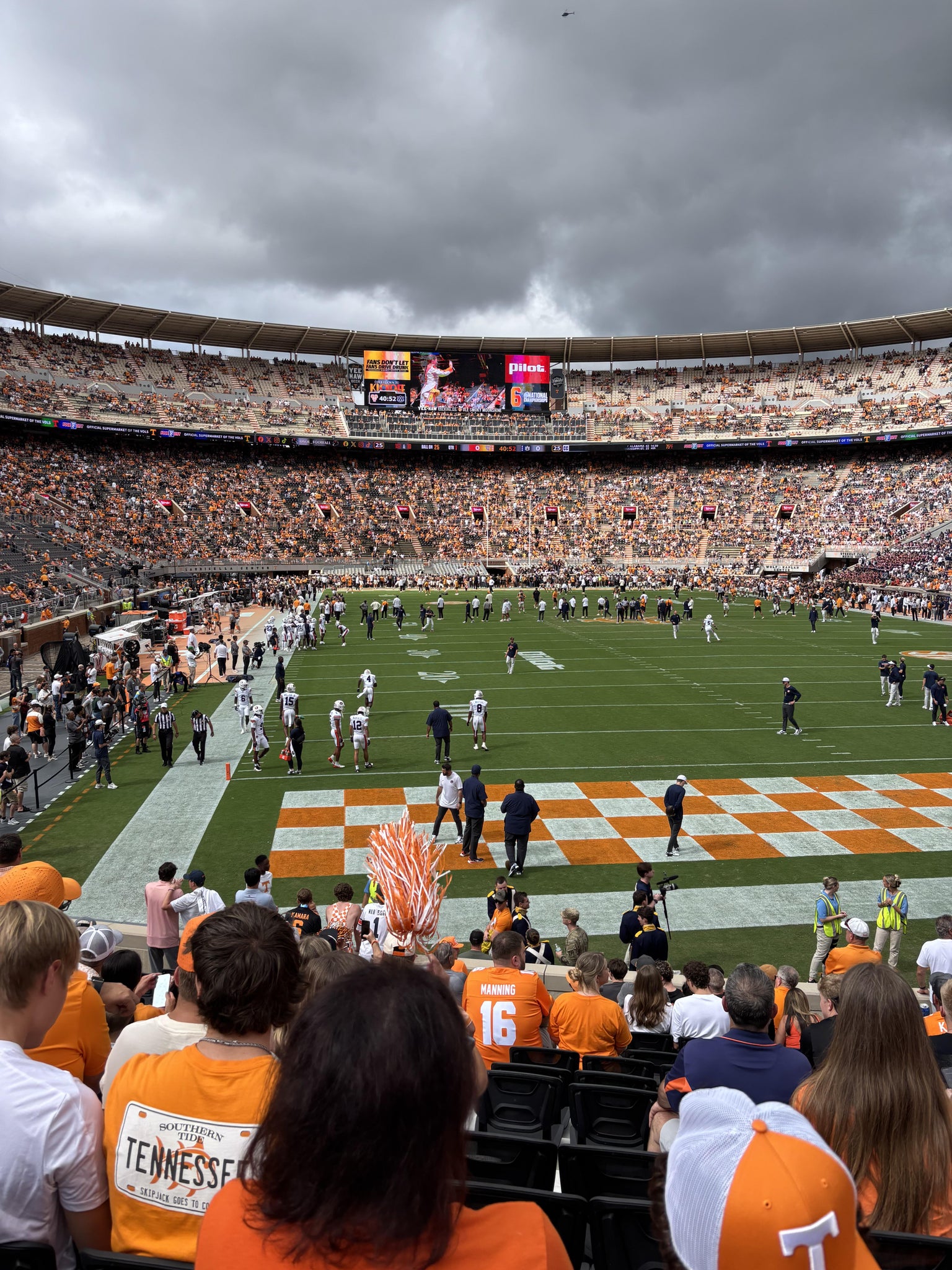 Real Fan View taken from Section N at Neyland Stadium by Scott H