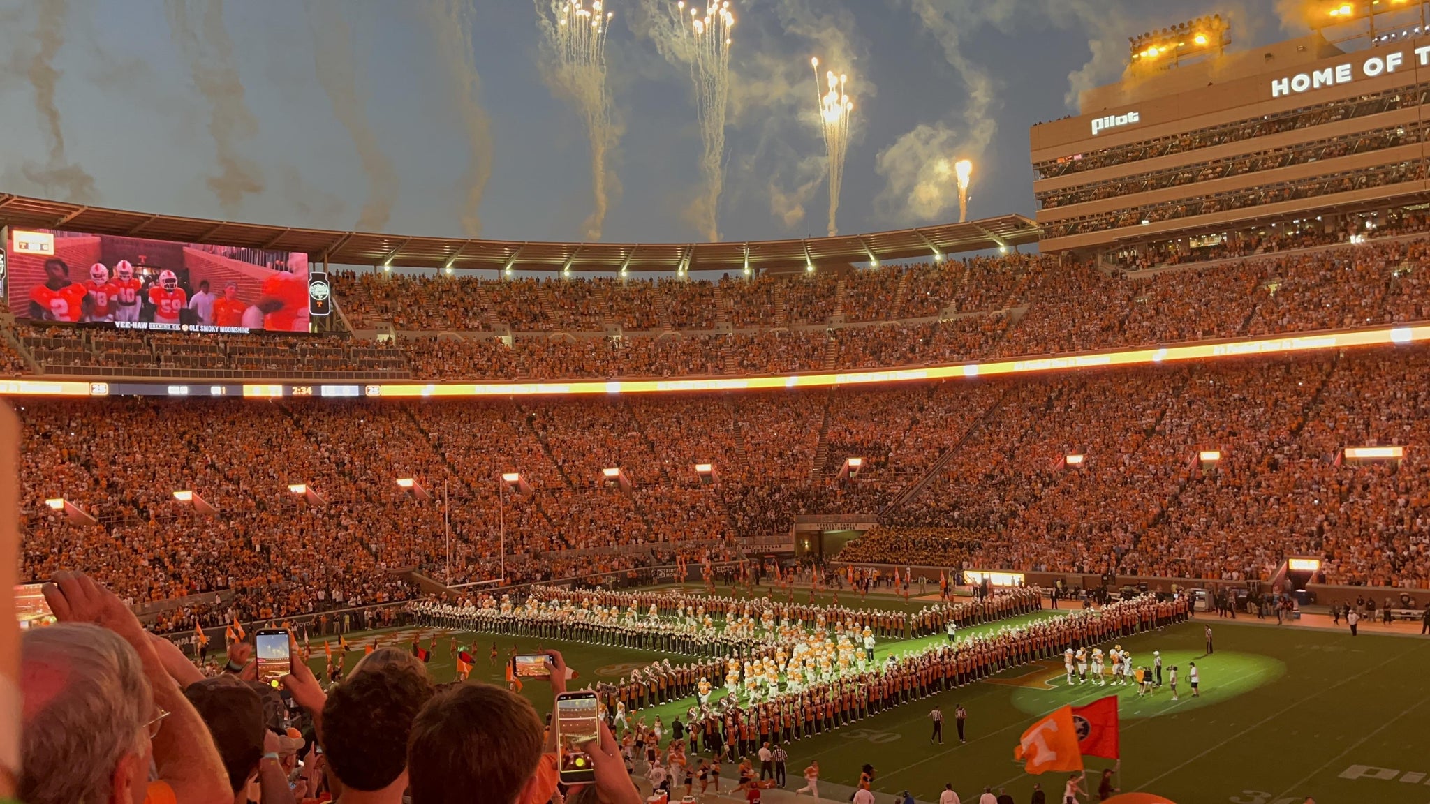 Real Fan View taken from Section R at Neyland Stadium by Laura K