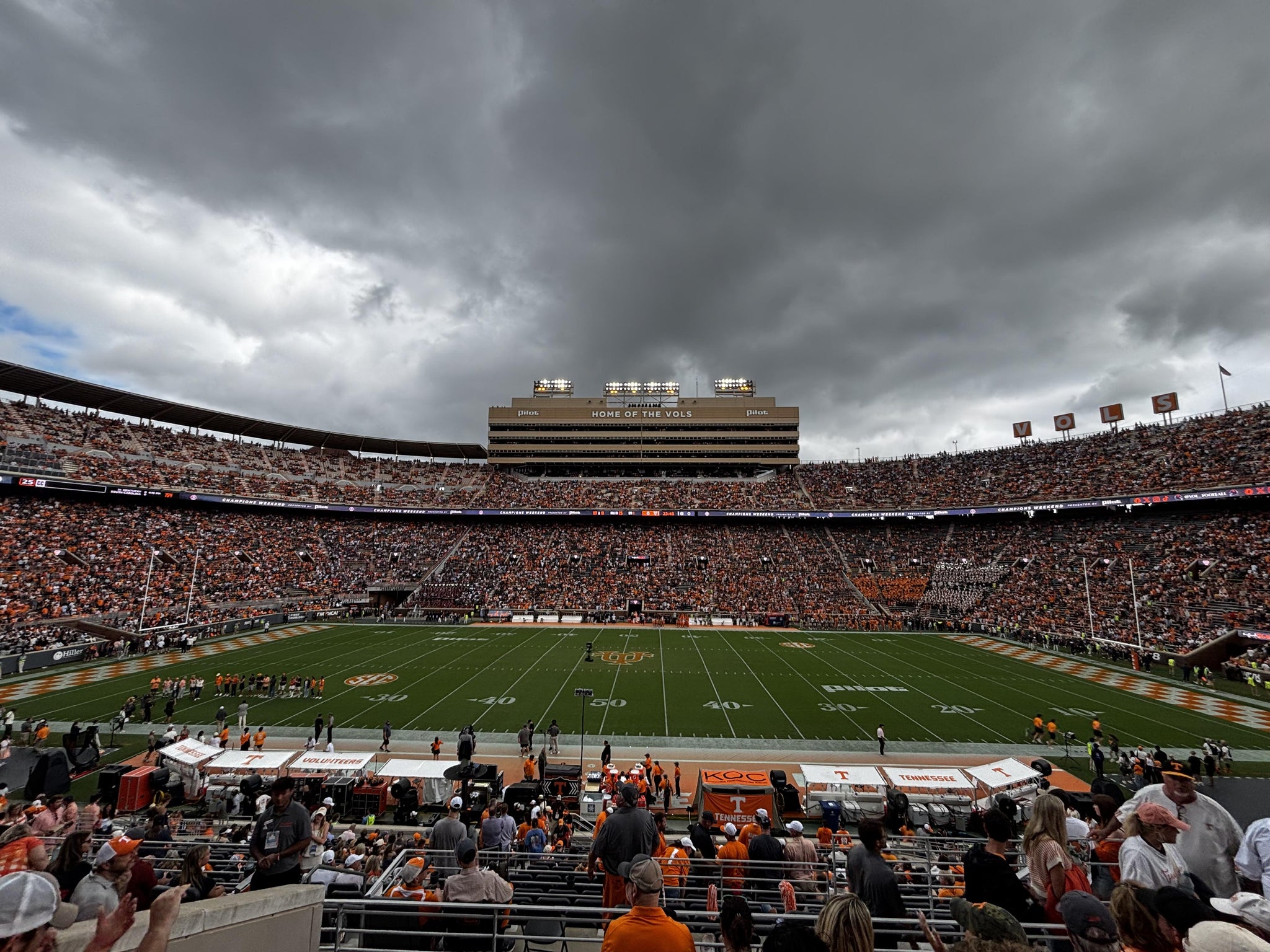 Real Fan View taken from Section T at Neyland Stadium by Aaron Y