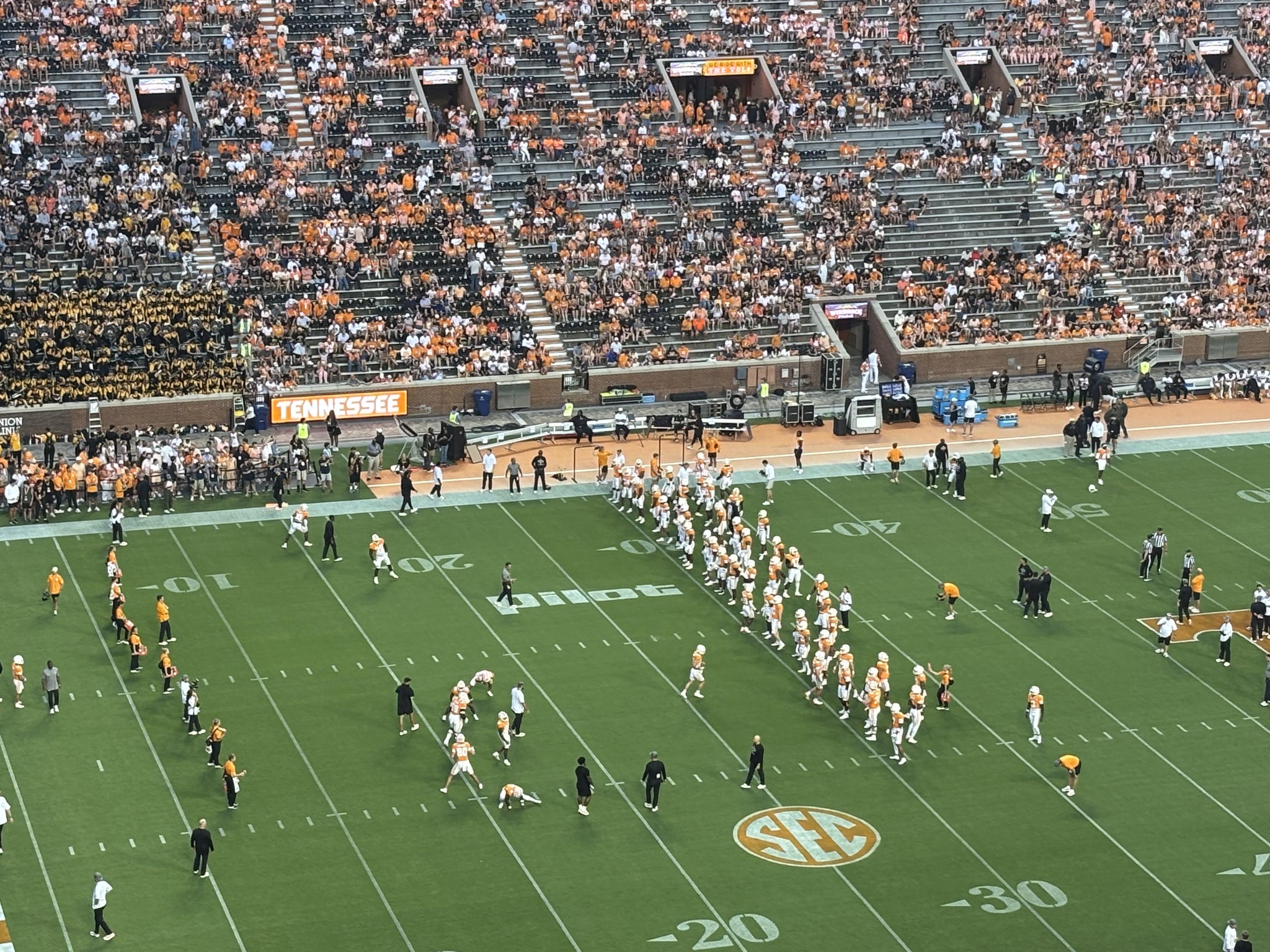 Real Fan View taken from Section XX 1 at Neyland Stadium by Anonymous User