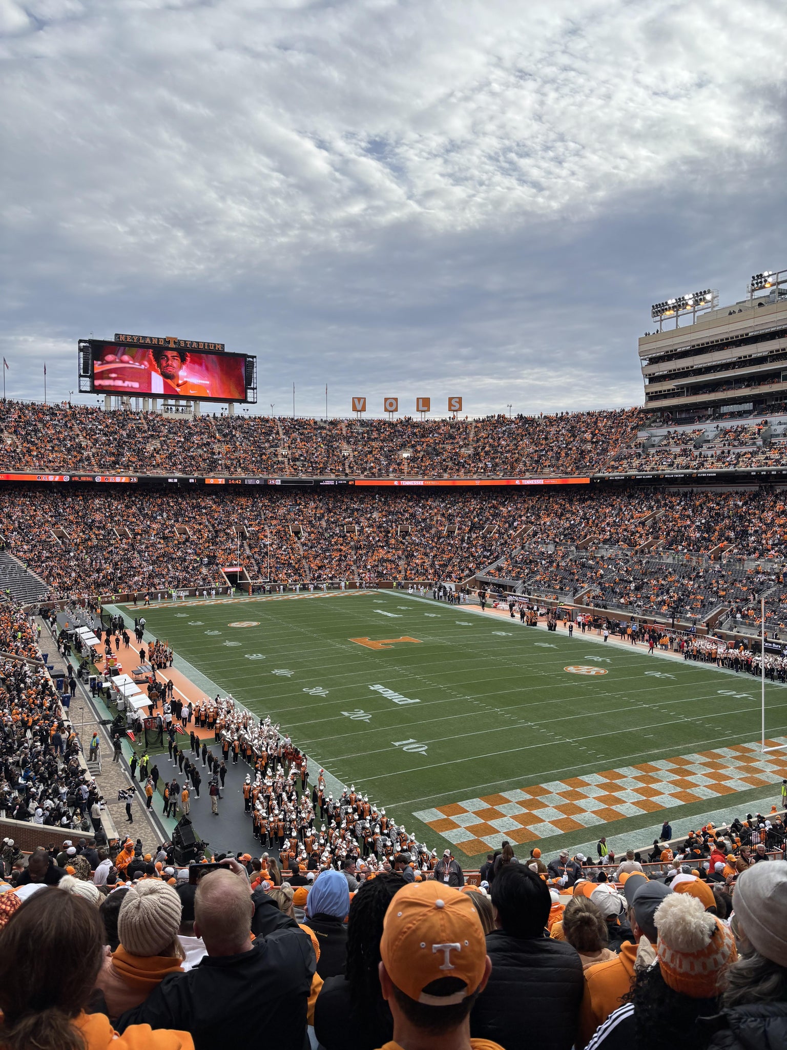 Real Fan View taken from Section Z 11 at Neyland Stadium by Angie P