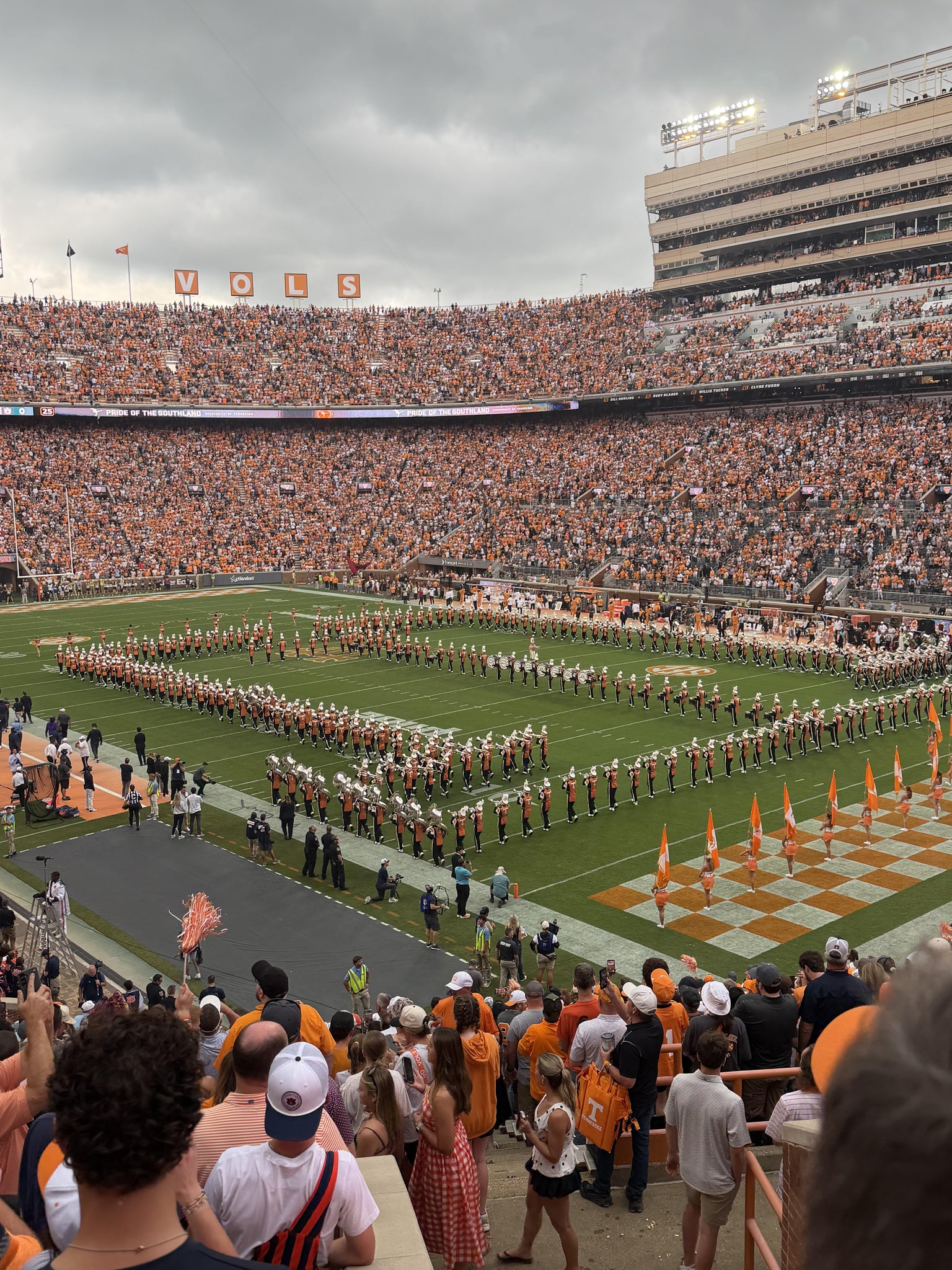 Real Fan View taken from Section Z 12 at Neyland Stadium by Rich P