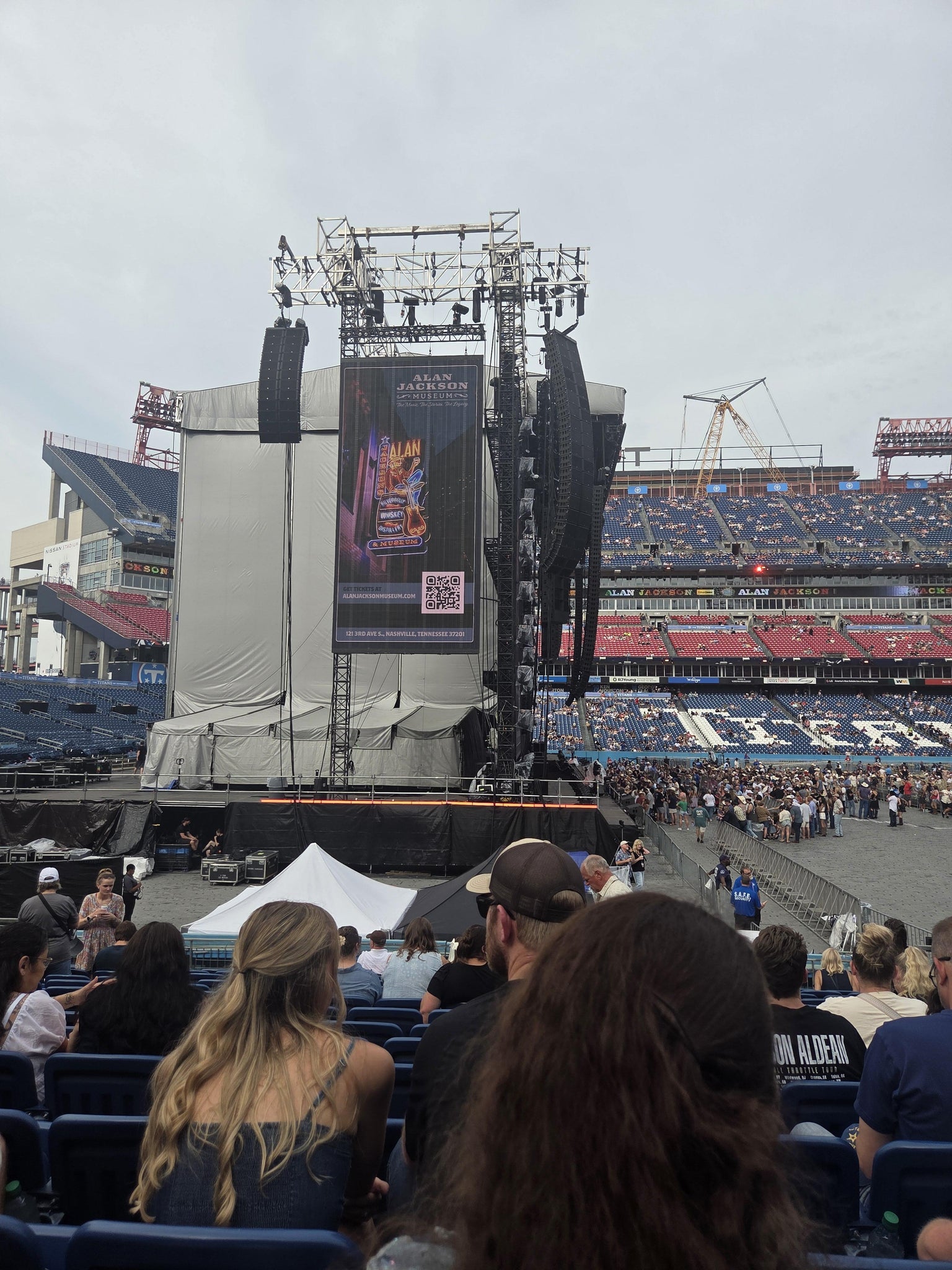 Real Fan View taken from Section 138 at Nissan Stadium - 1 Titans Way by Laura W