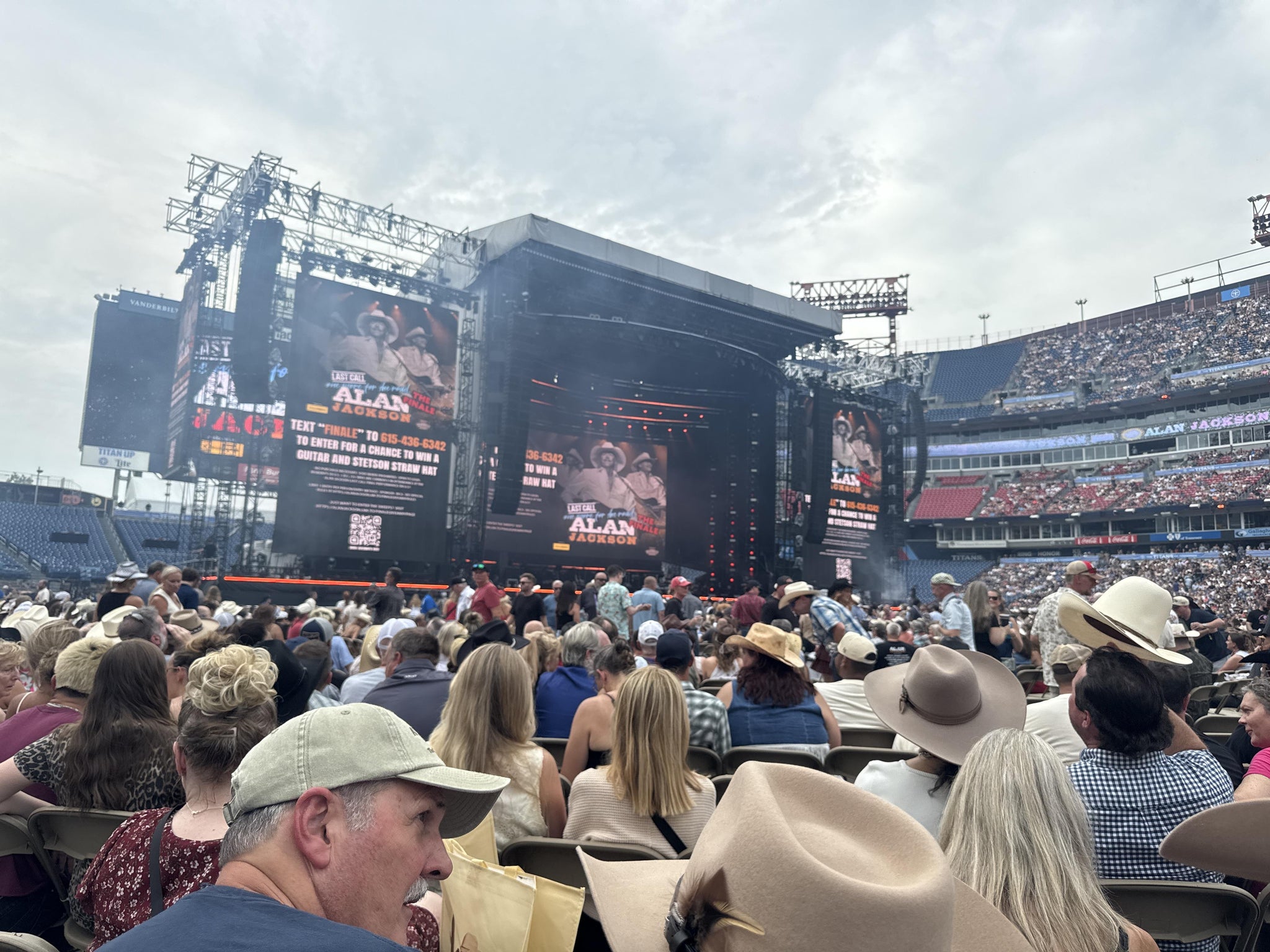 Real Fan View taken from Field B at Nissan Stadium - 1 Titans Way by Herndon J