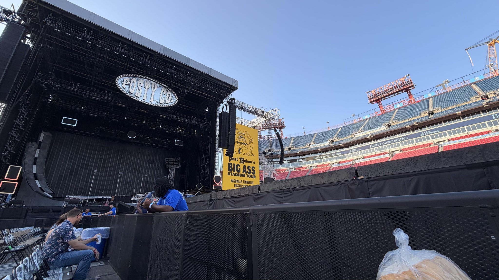 Real Fan View taken from Field C at Nissan Stadium - 1 Titans Way by Joshua A