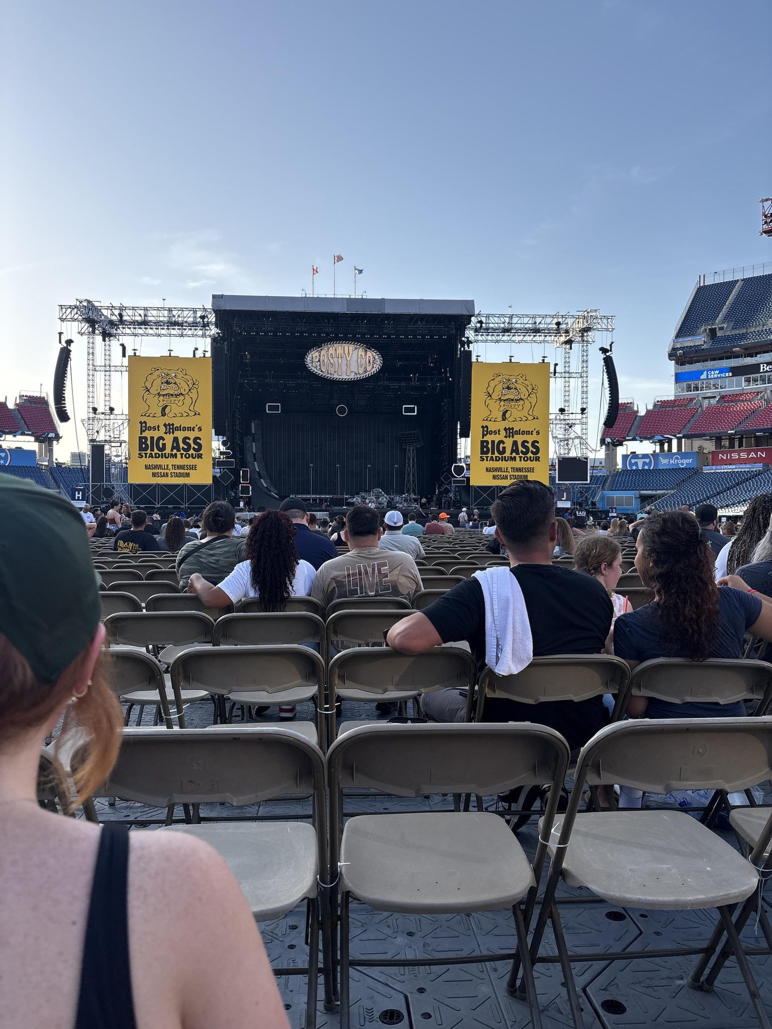 Real Fan View taken from Field P at Nissan Stadium - 1 Titans Way by Amy B