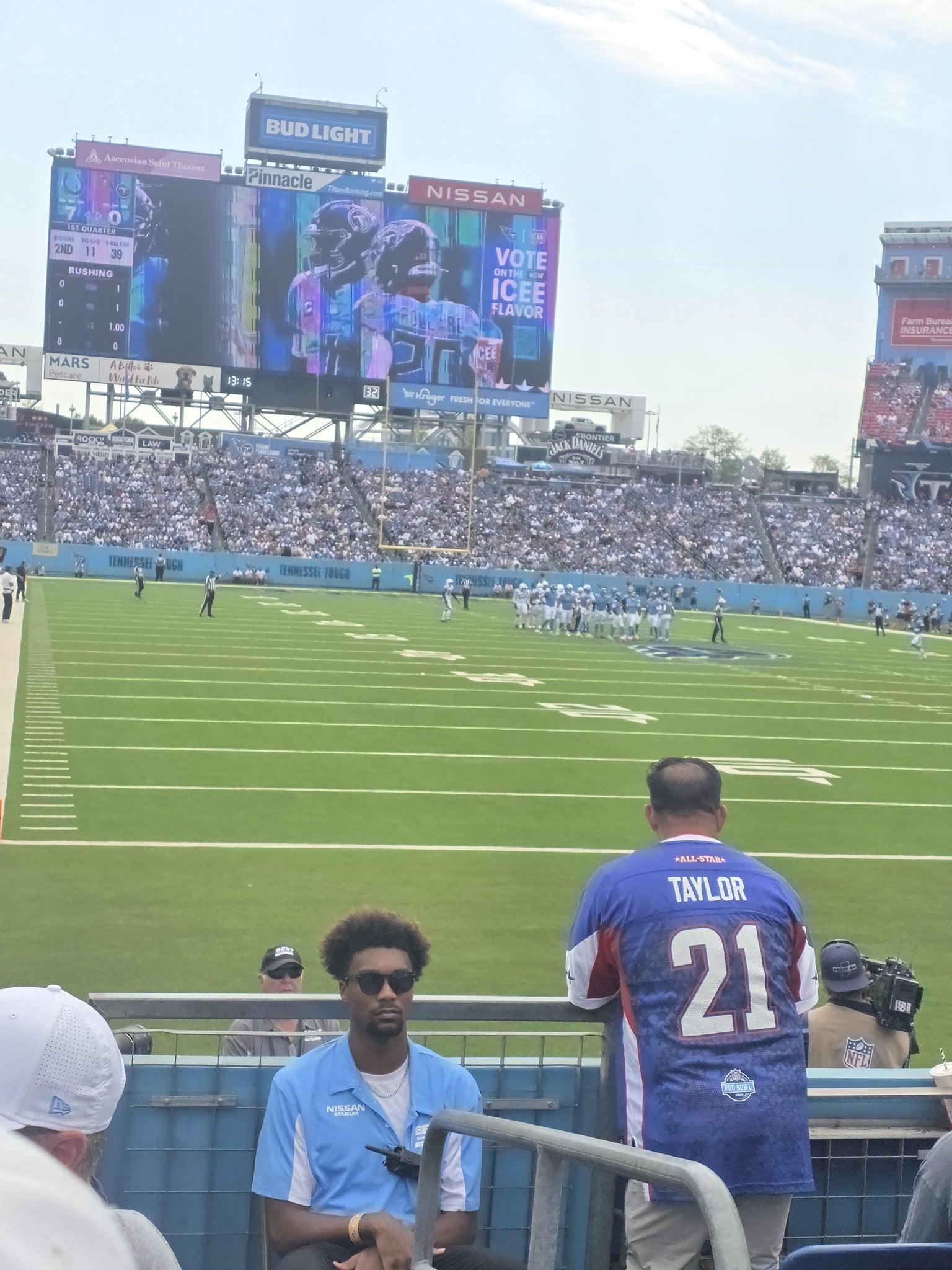 Real Fan View taken from Section 103 at Nissan Stadium by Michael H