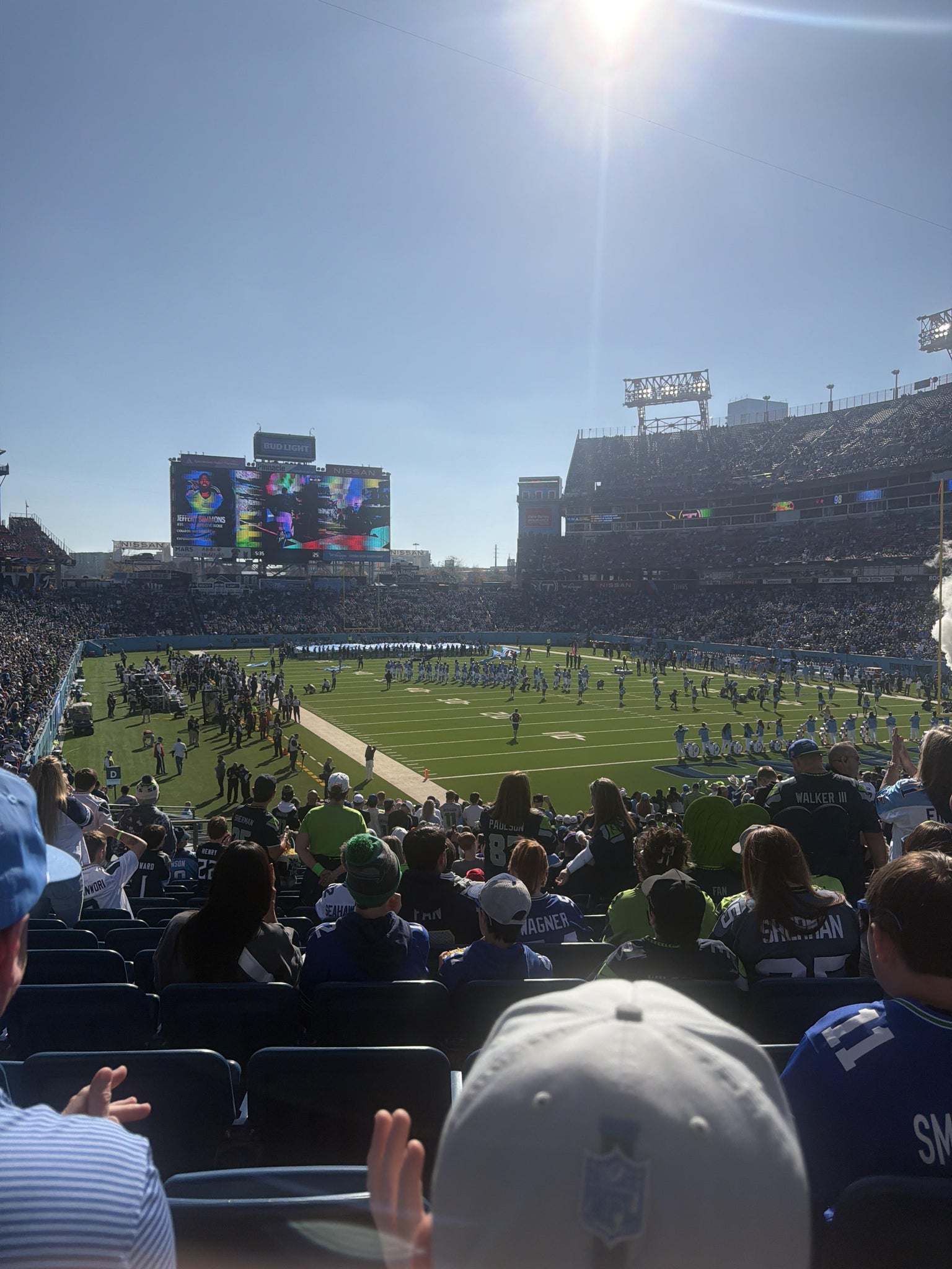 Real Fan View taken from Section 104 at Nissan Stadium by Jayden S