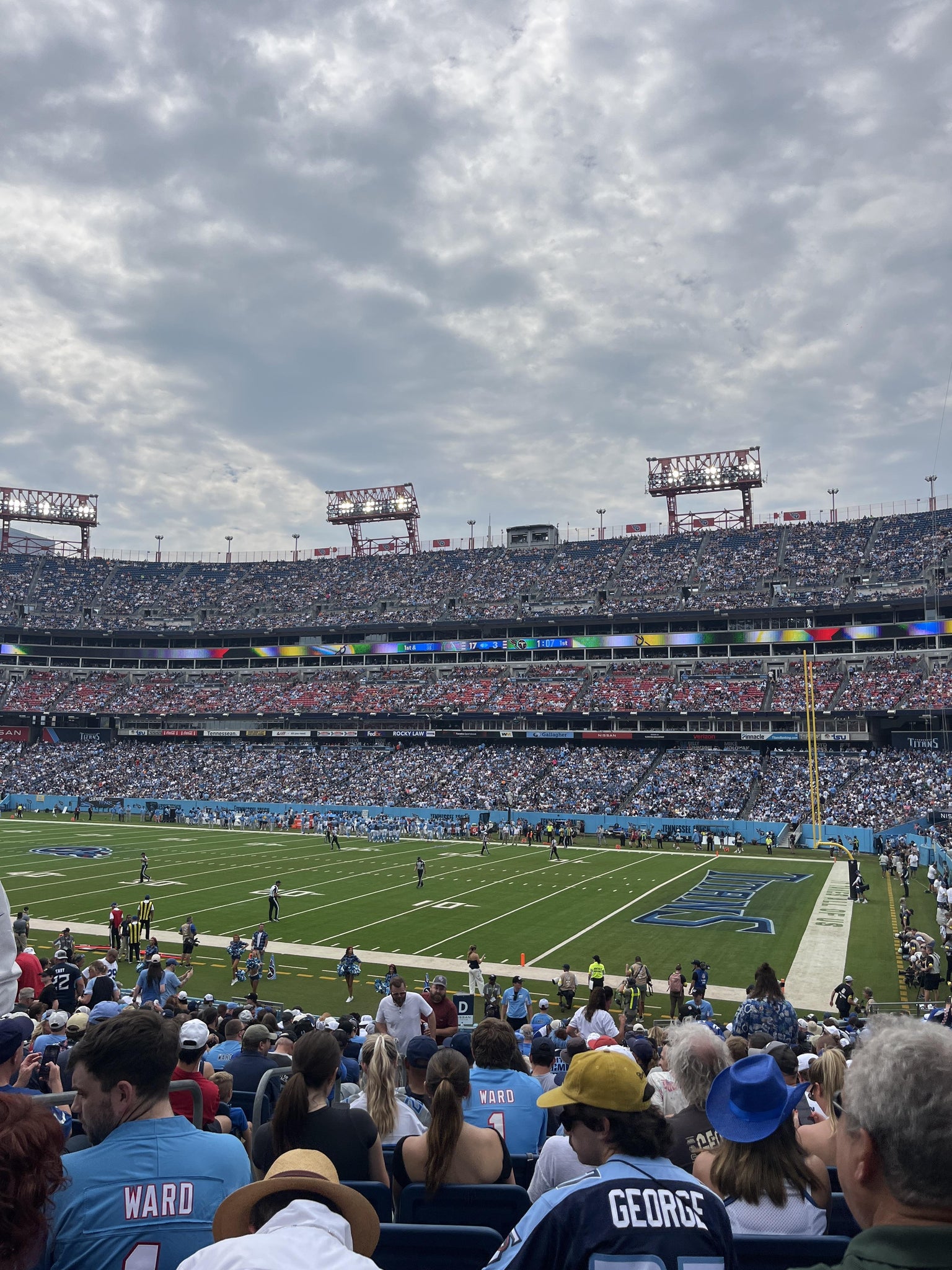 Real Fan View taken from Section 107 at Nissan Stadium by Bella S