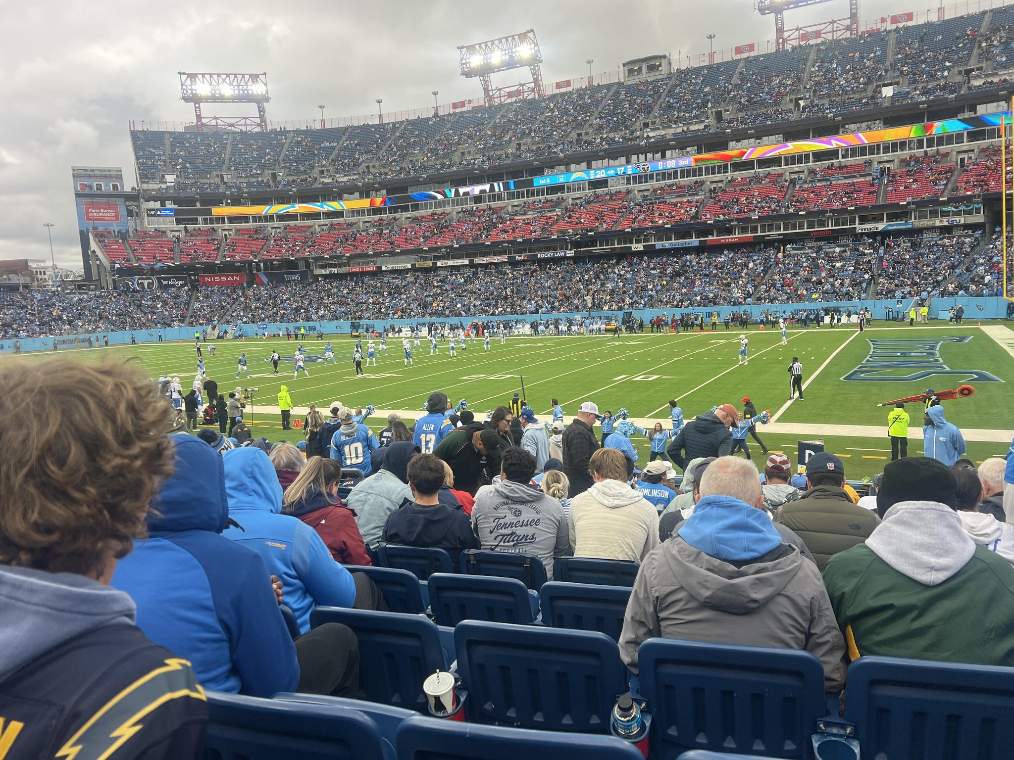 Real Fan View taken from Section 108 at Nissan Stadium by Scott N