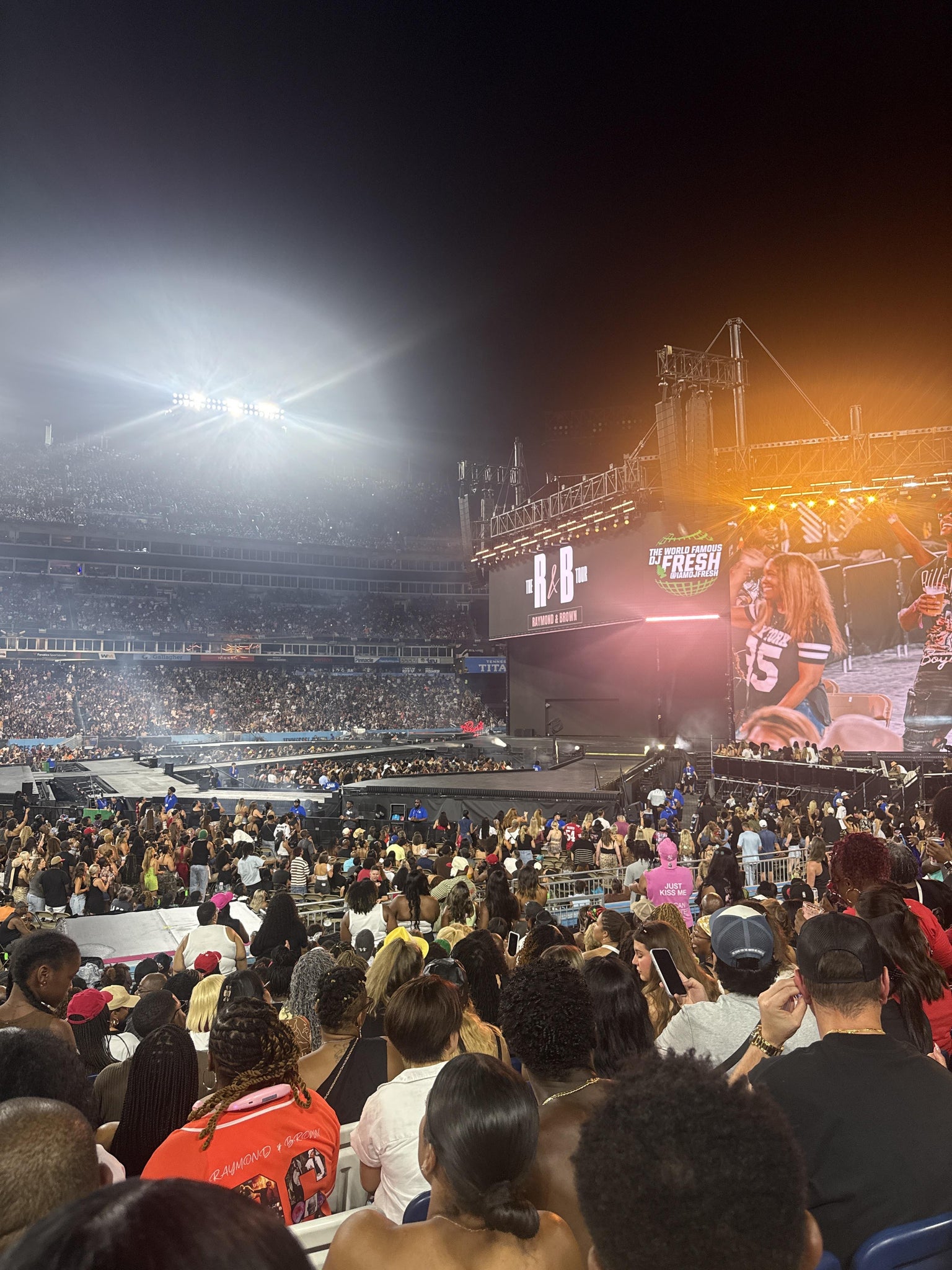 Real Fan View taken from Section 112 at Nissan Stadium by Brandon A