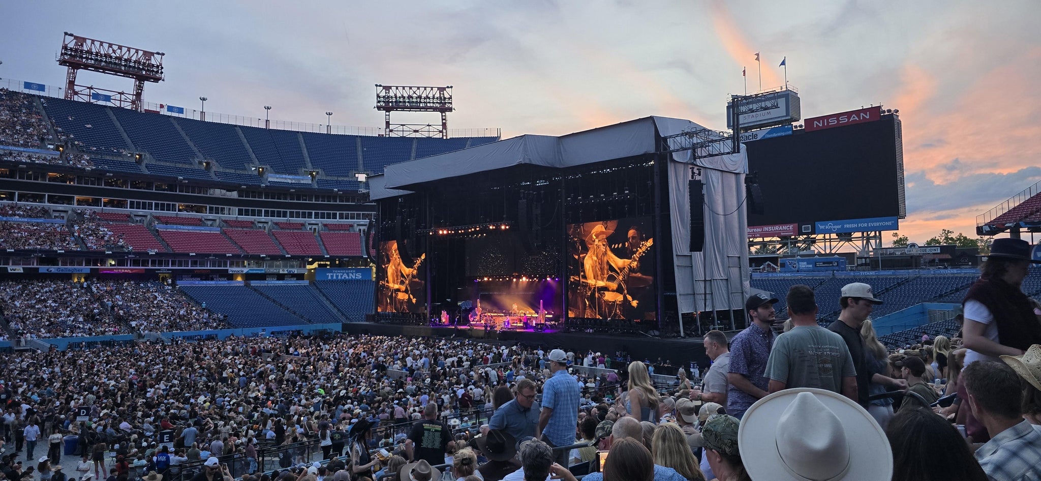 Real Fan View taken from Section 113 at Nissan Stadium by Brett T