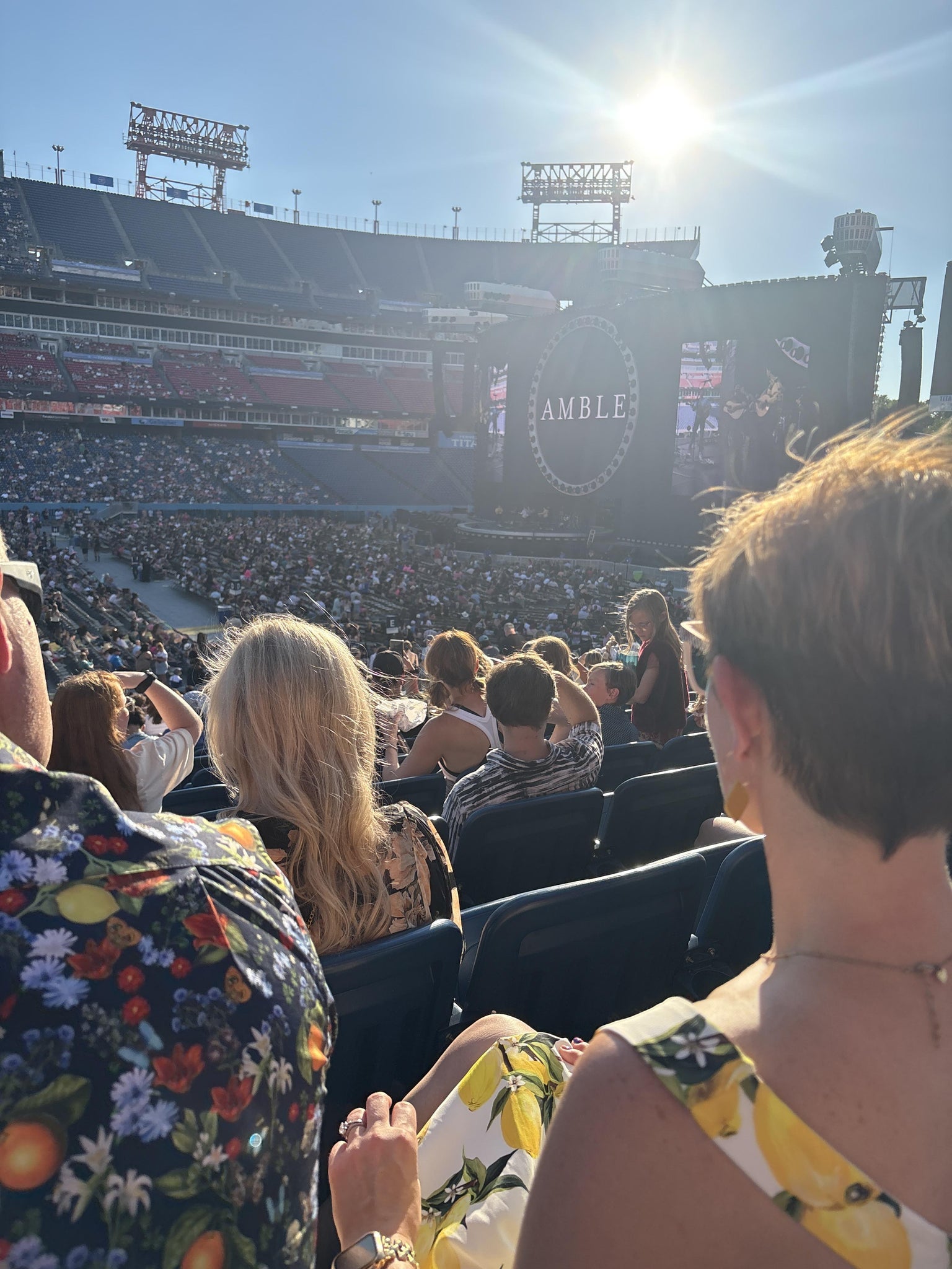 Real Fan View taken from Section 113 at Nissan Stadium by Rebecca T