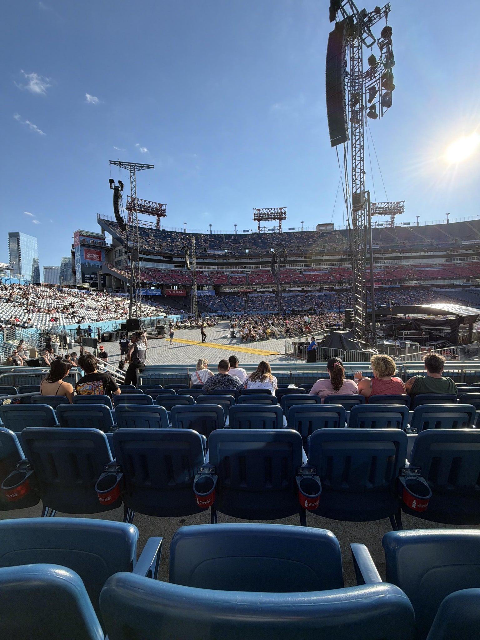 Real Fan View taken from Section 115 at Nissan Stadium by Fletcher B