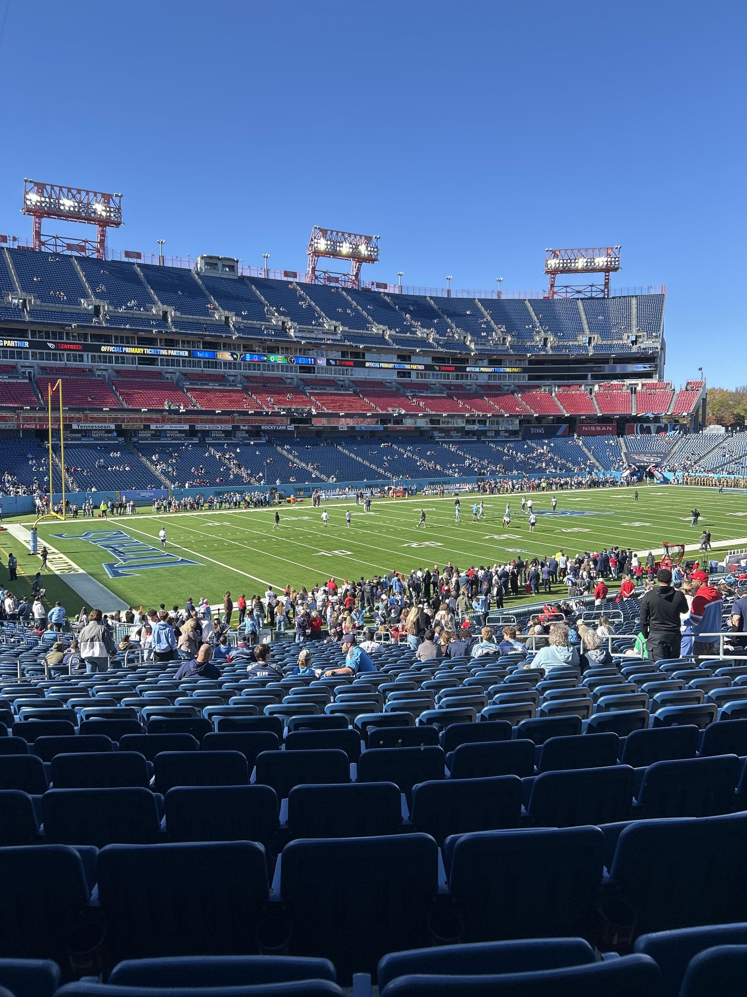Real Fan View taken from Section 117 at Nissan Stadium by Daniel A