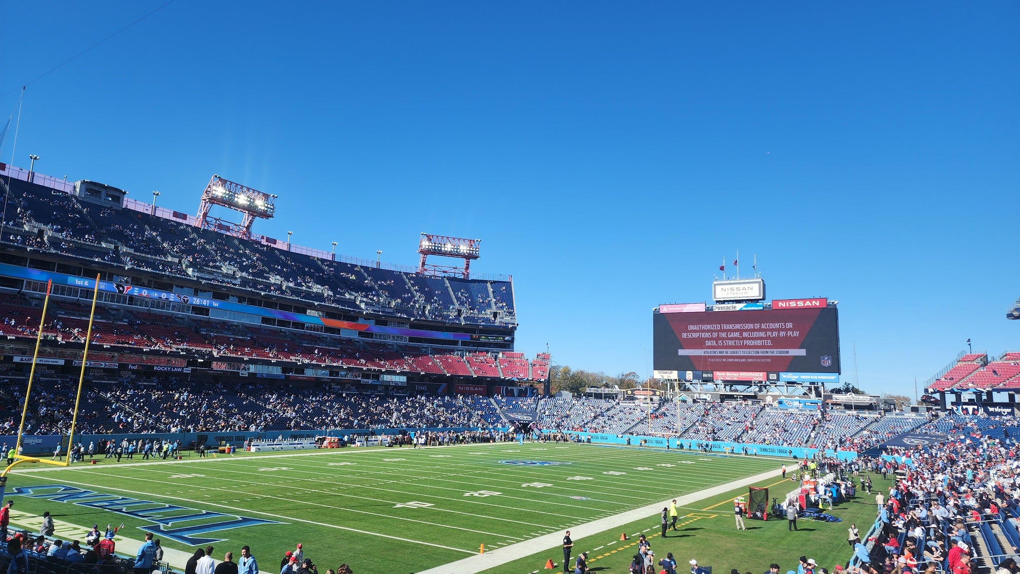 Real Fan View taken from Section 119 at Nissan Stadium by Darryl R