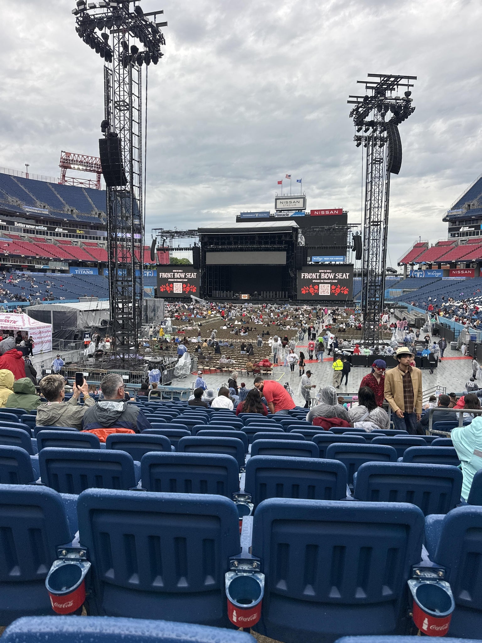 Real Fan View taken from Section 121 at Nissan Stadium by Faith J