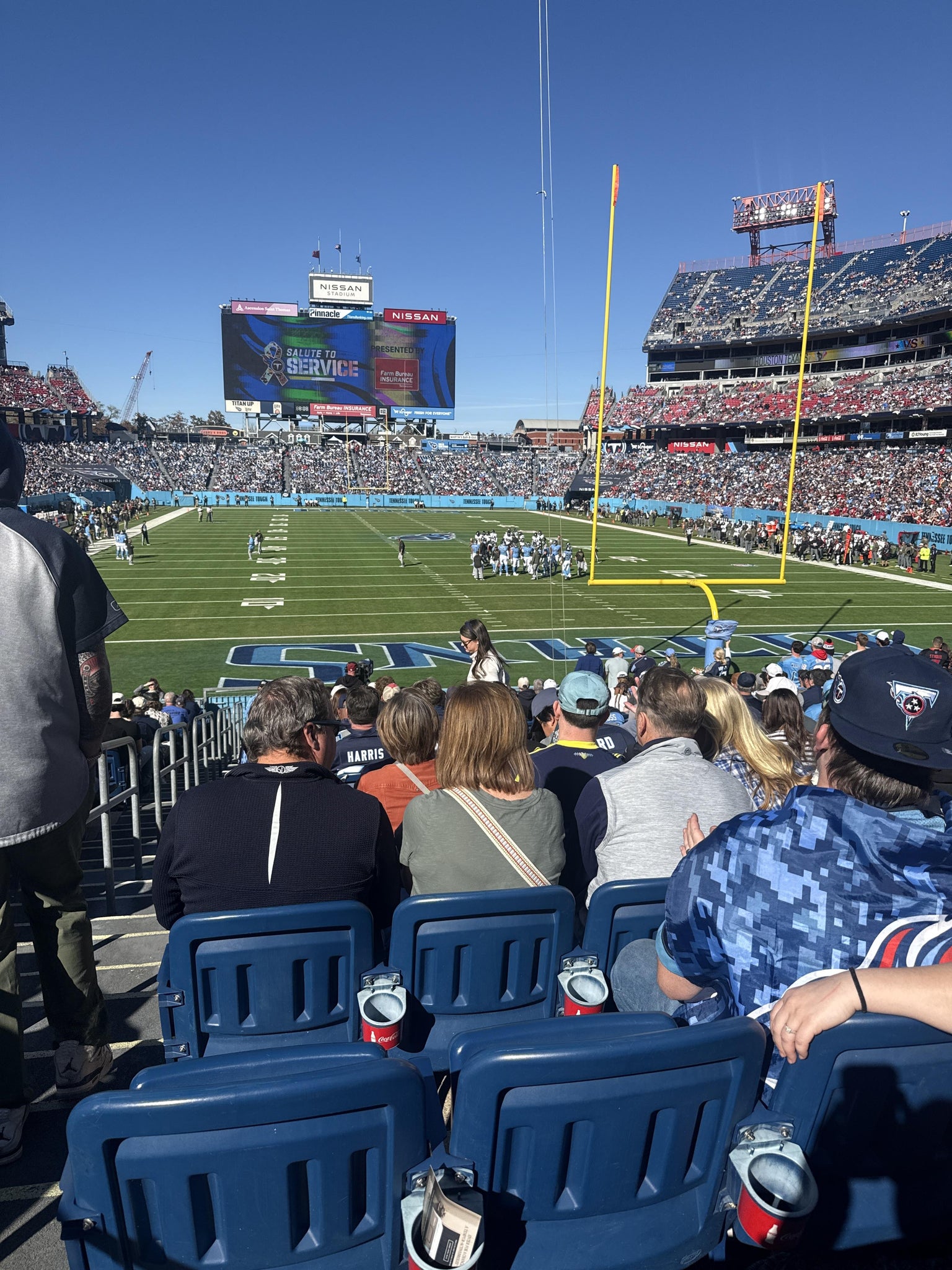 Real Fan View taken from Section 124 at Nissan Stadium by Ricco S