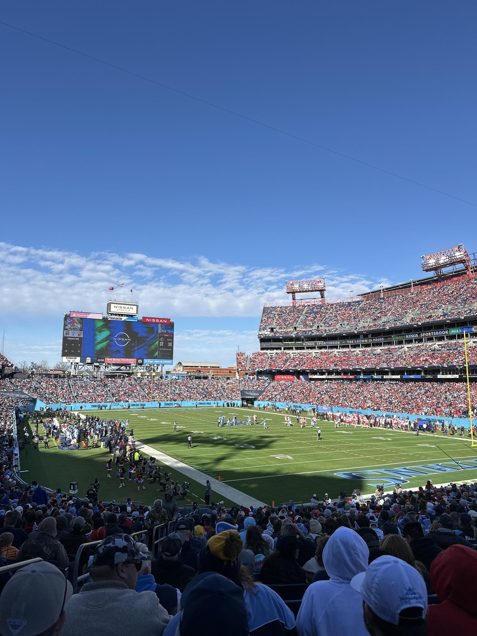 Real Fan View taken from Section 127 at Nissan Stadium by Mindy T