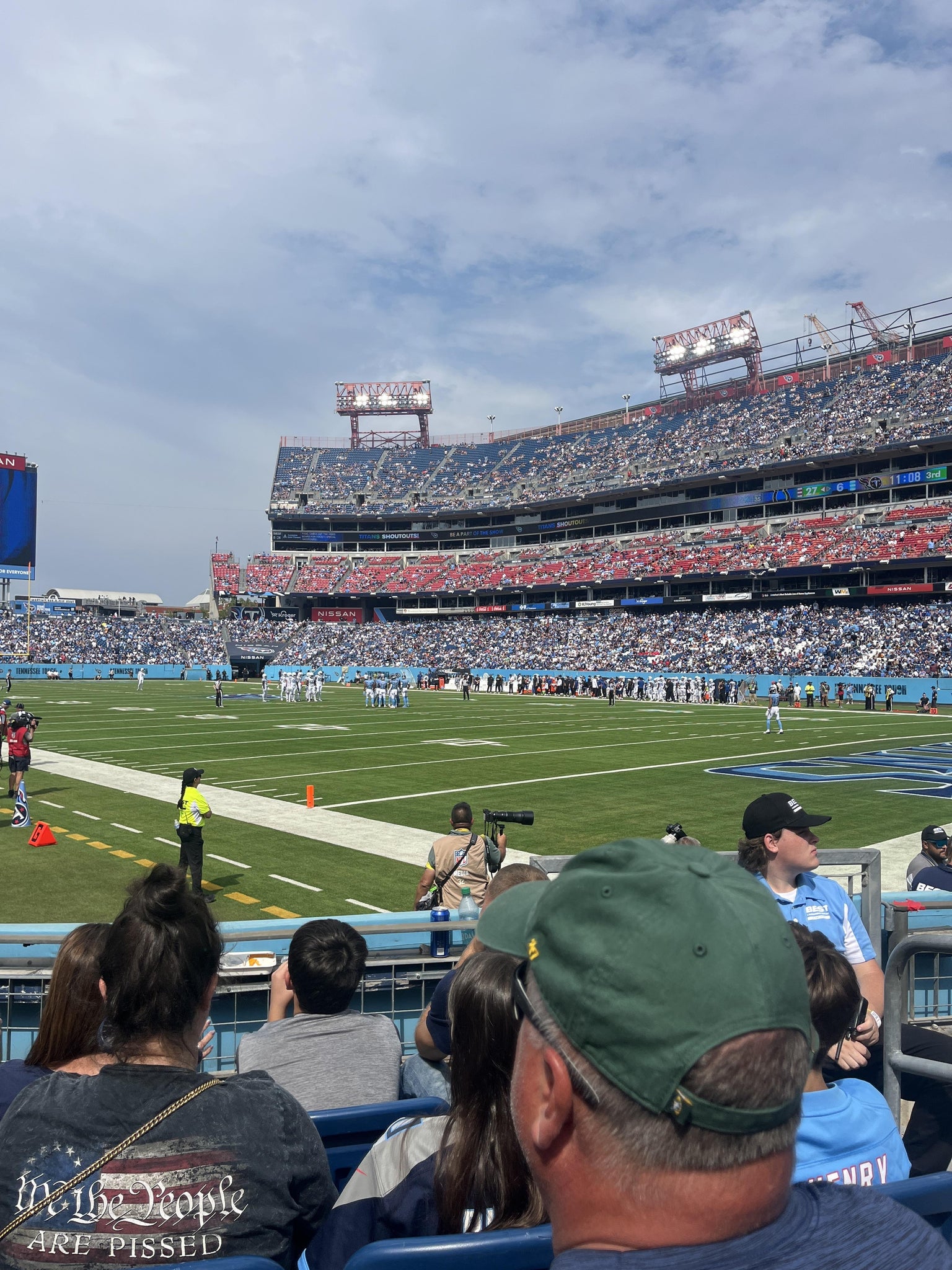 Real Fan View taken from Section 128 at Nissan Stadium by Anonymous User