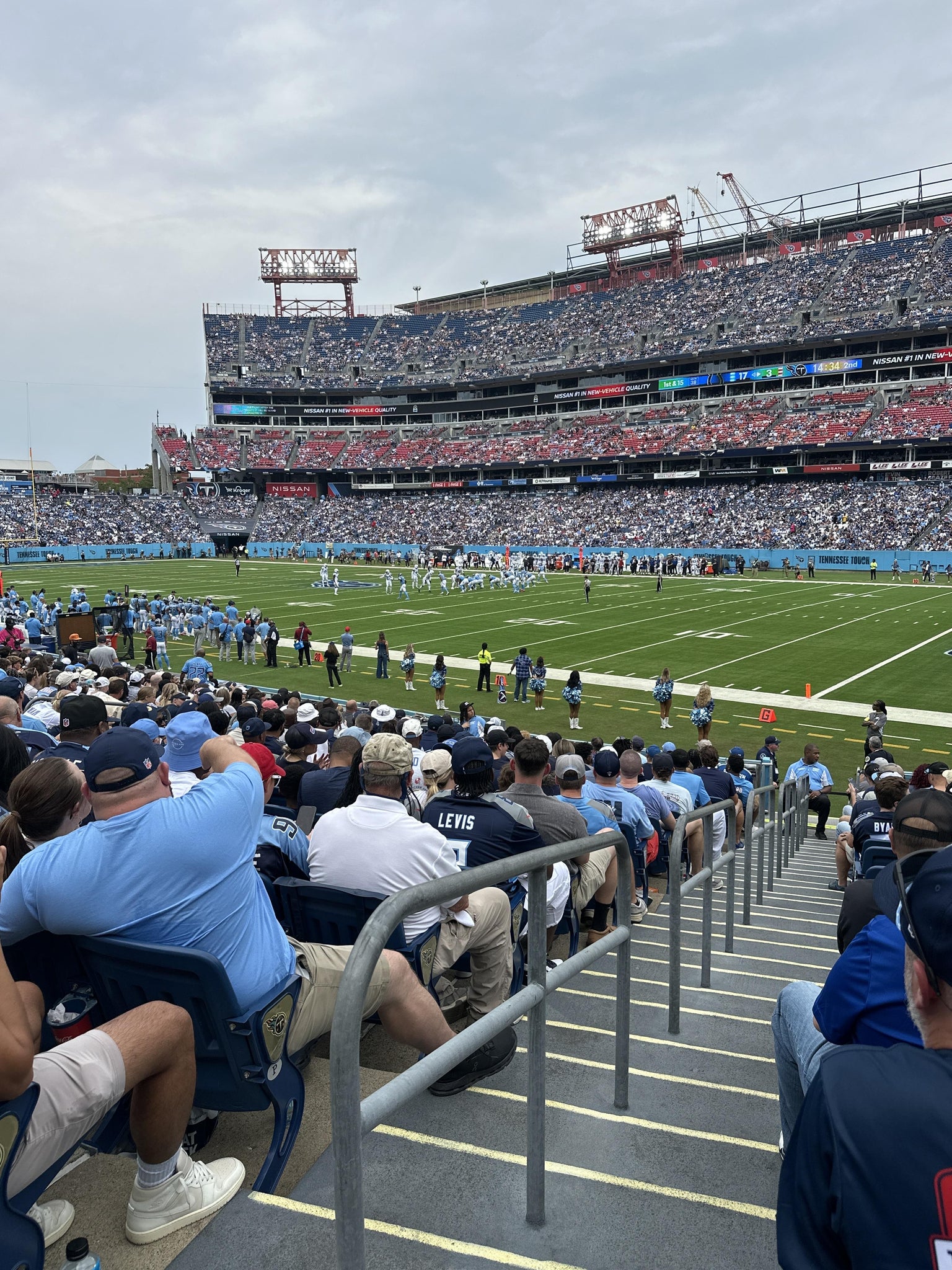 Real Fan View taken from Section 130 at Nissan Stadium by Jim V