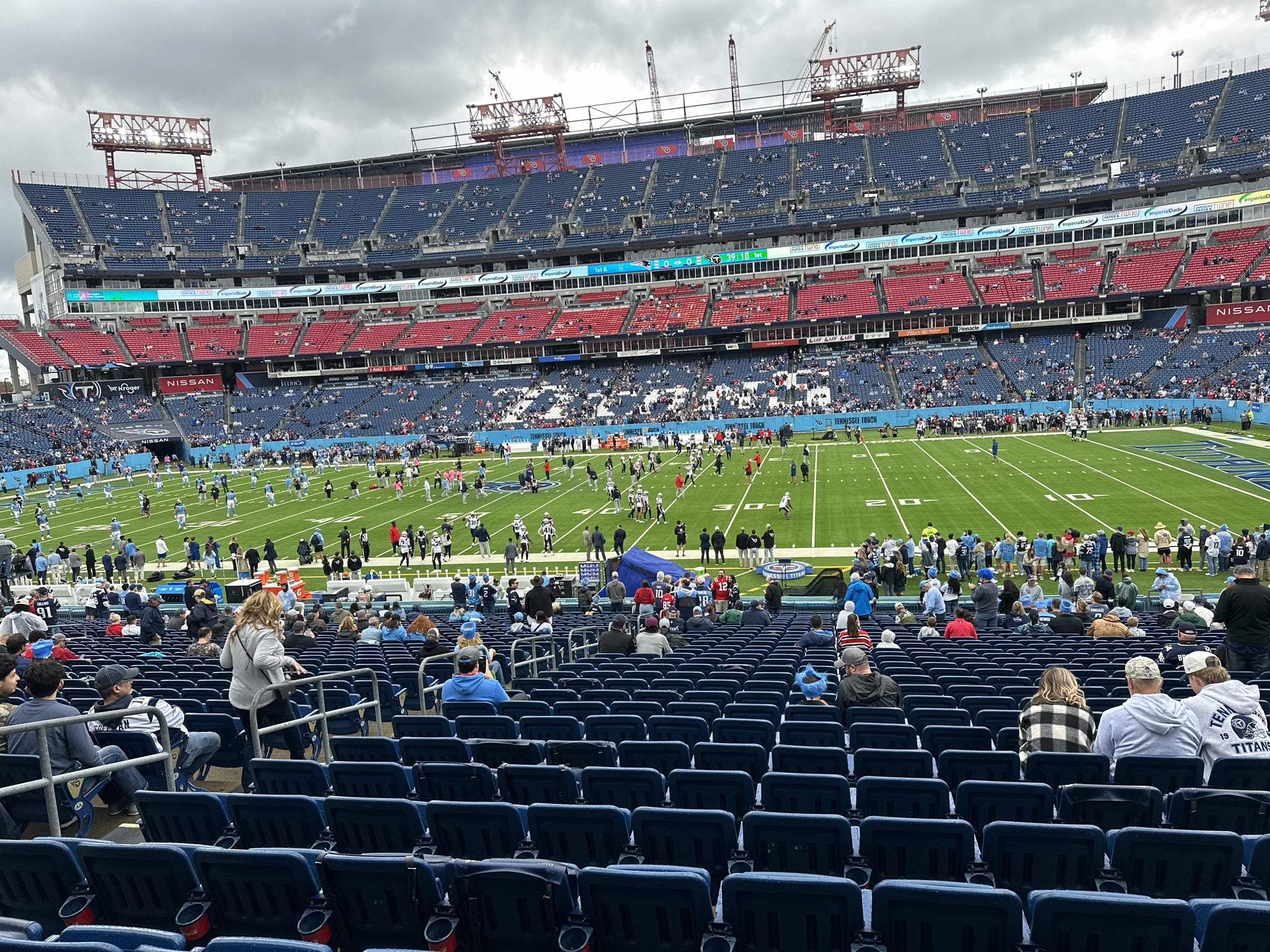 Real Fan View taken from Section 133 at Nissan Stadium by Lesley C