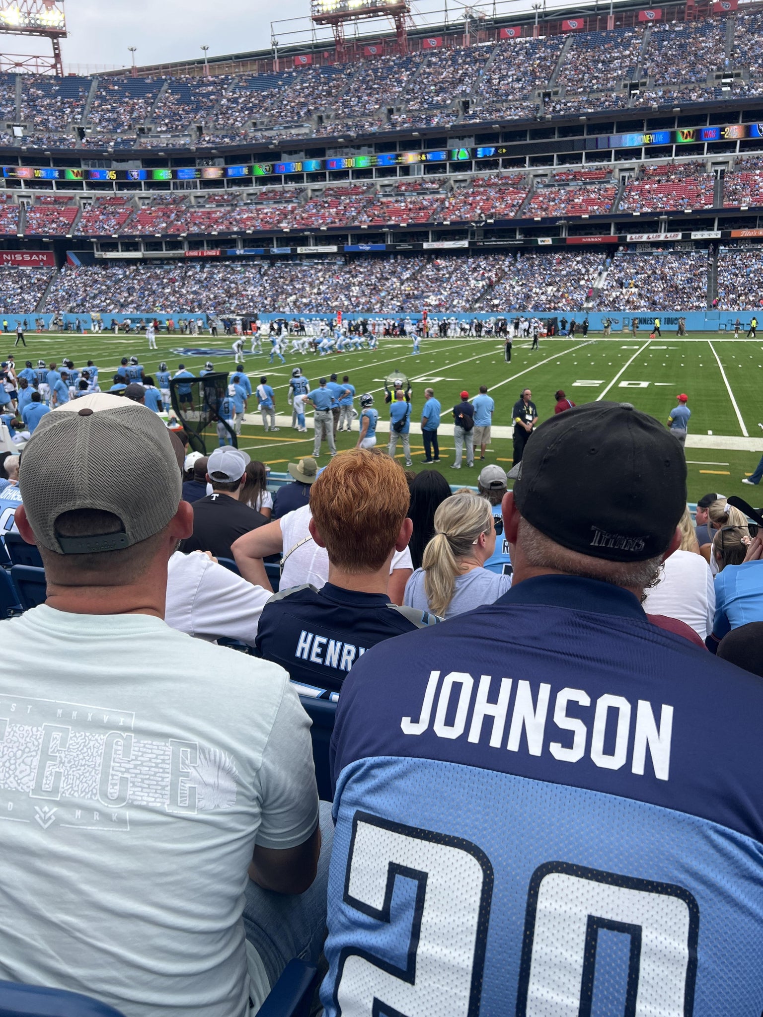 Real Fan View taken from Section 133 at Nissan Stadium by Brandon W