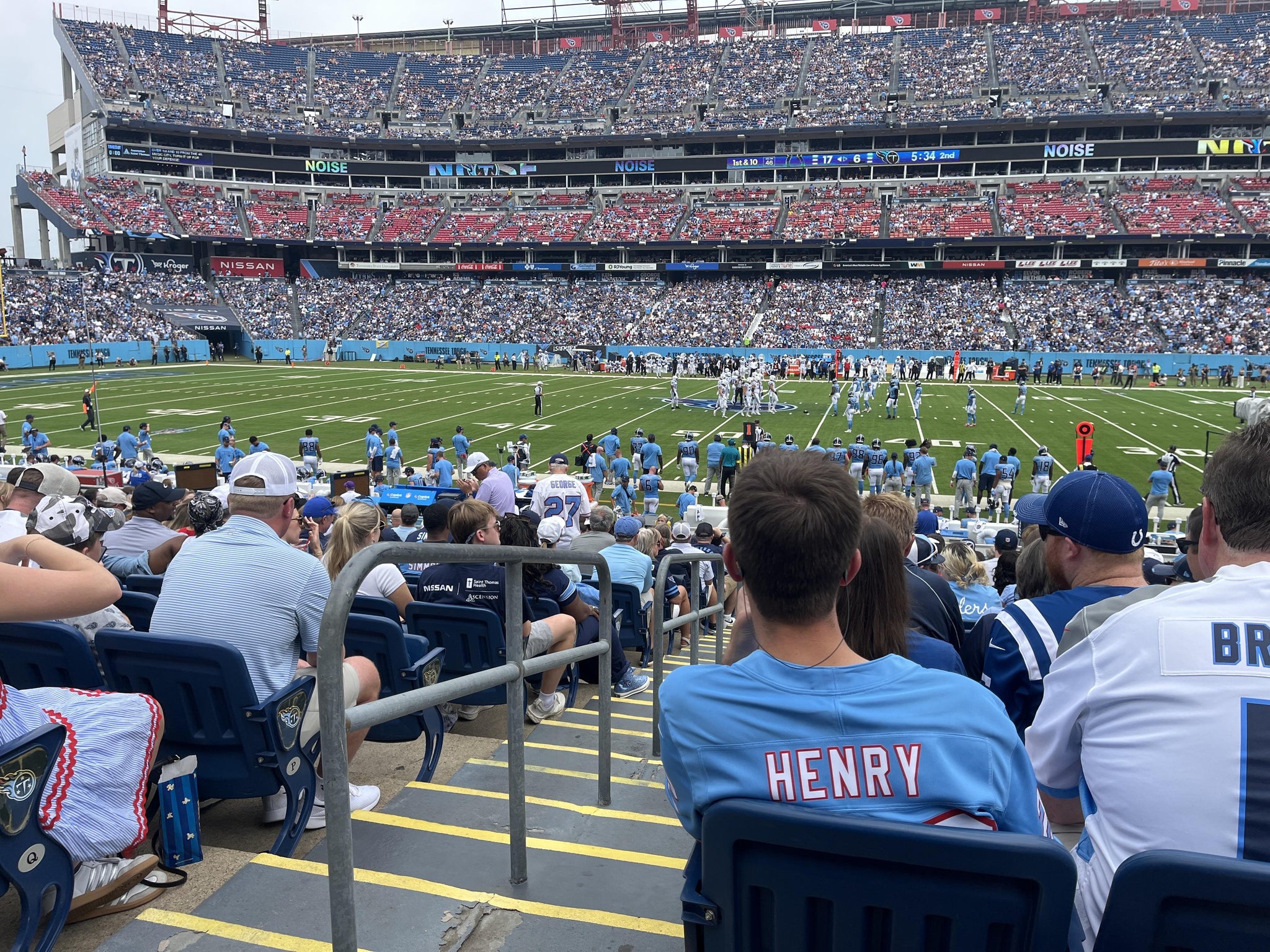 Real Fan View taken from Section 134 at Nissan Stadium by Sara K