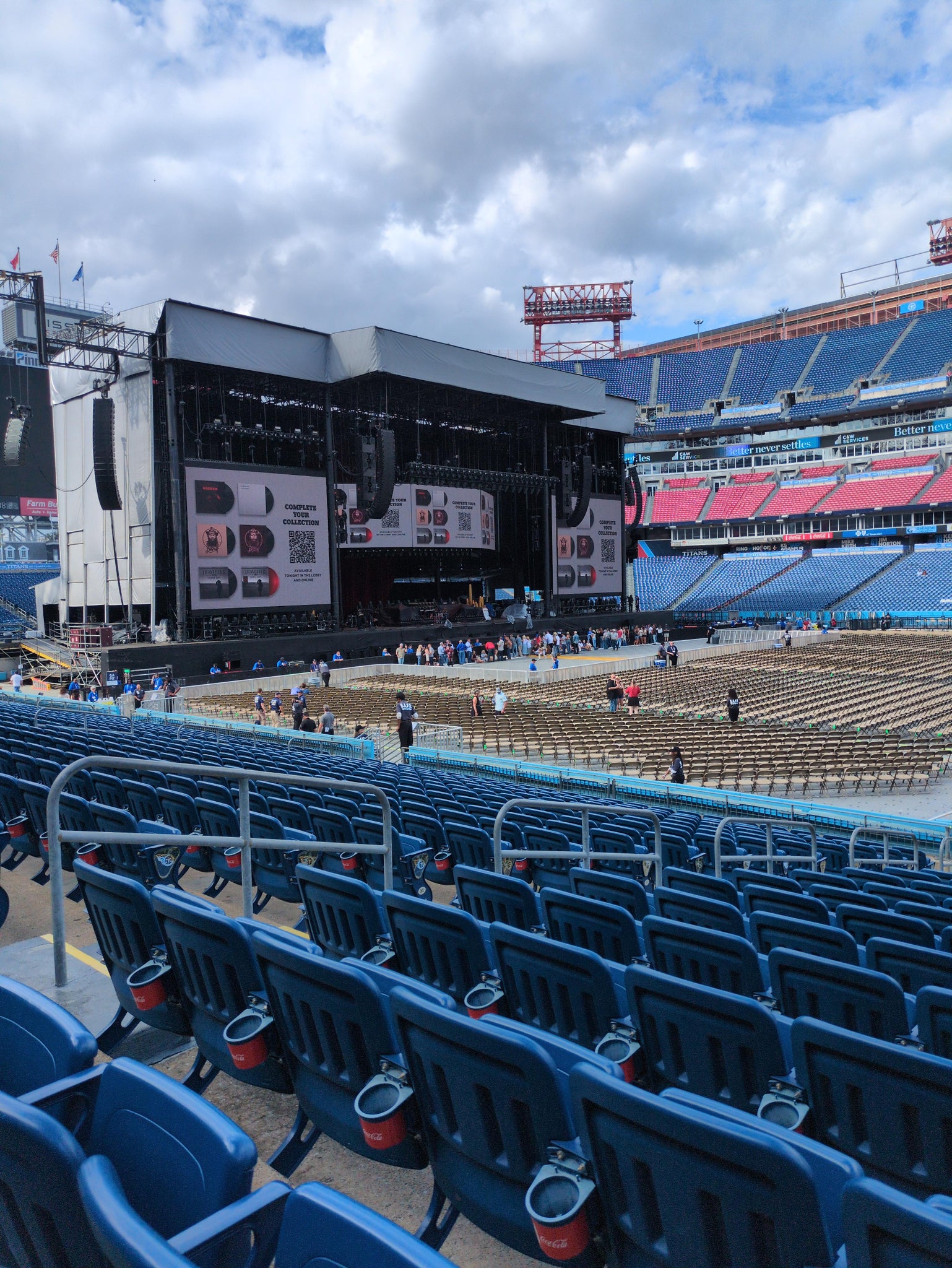Real Fan View taken from Section 134 at Nissan Stadium by Jamie F