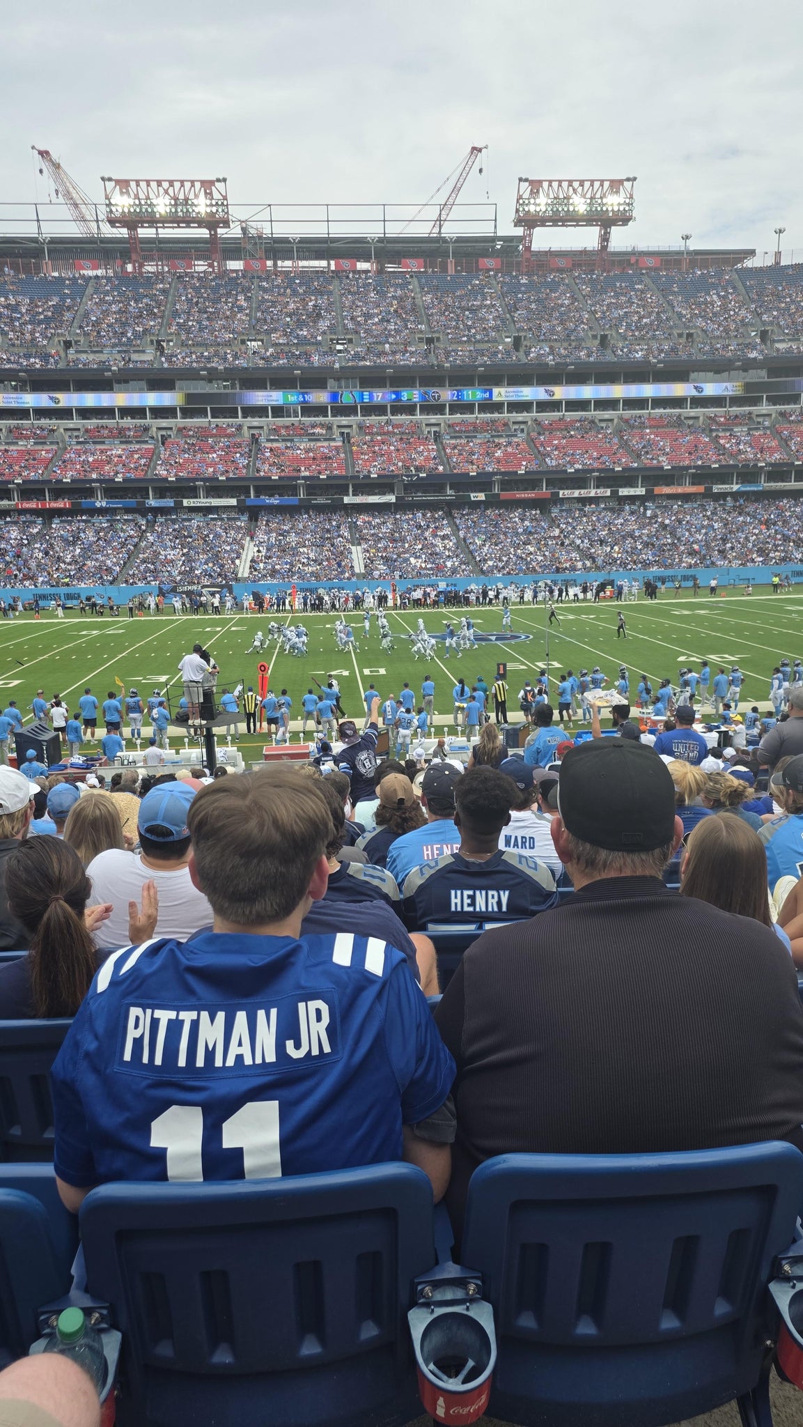 Real Fan View taken from Section 136 at Nissan Stadium by Katherine A