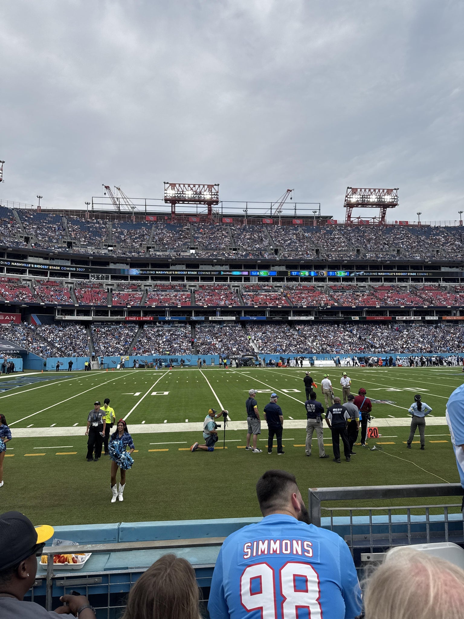 Real Fan View taken from Section 138 at Nissan Stadium by Dwight B