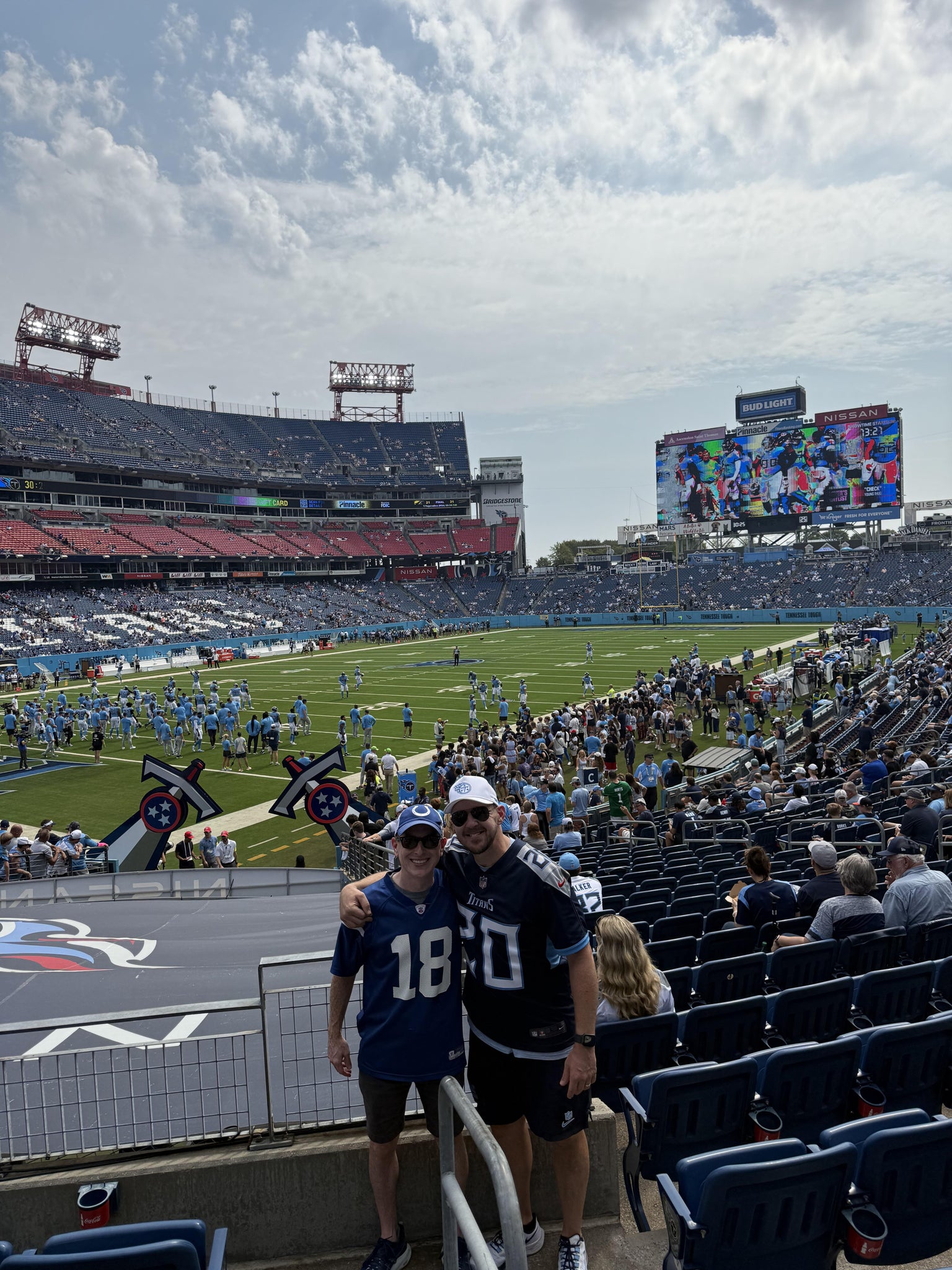 Real Fan View taken from Section 142 at Nissan Stadium by Klay L