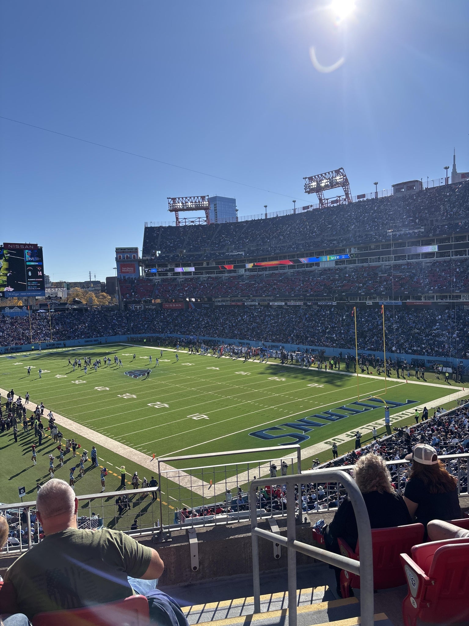 Real Fan View taken from Section 203 at Nissan Stadium by Enna T