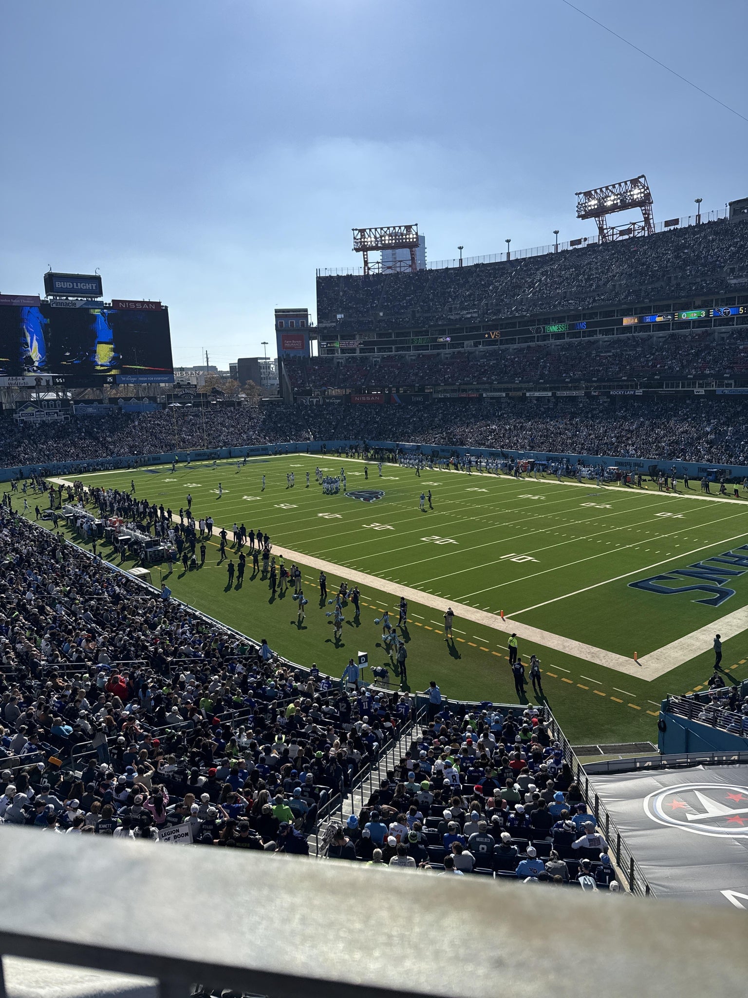 Real Fan View taken from Section 204 at Nissan Stadium by Randall P