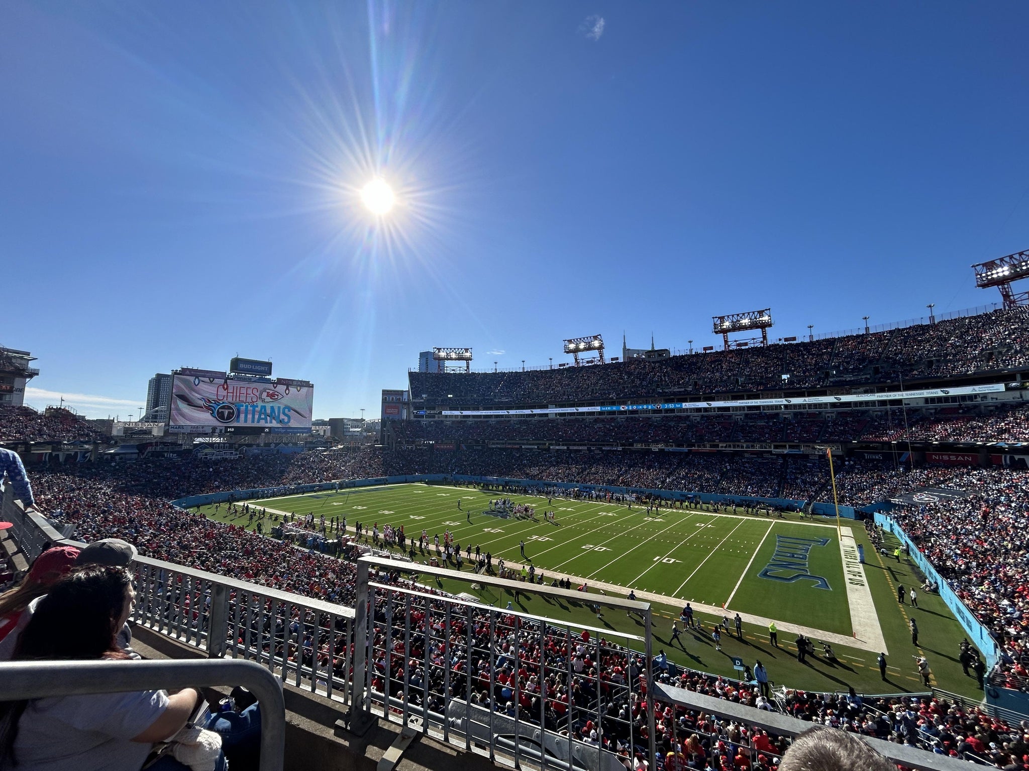 Real Fan View taken from Section 207 at Nissan Stadium by Jada G