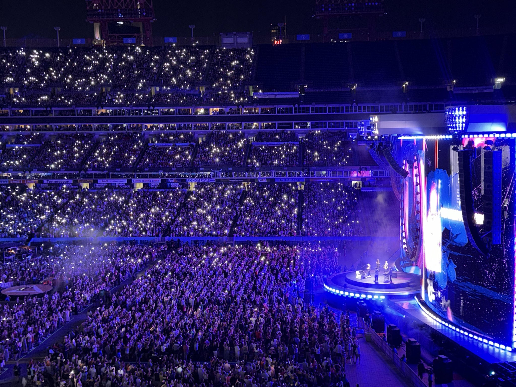 Real Fan View taken from Section 210 at Nissan Stadium by Angela W