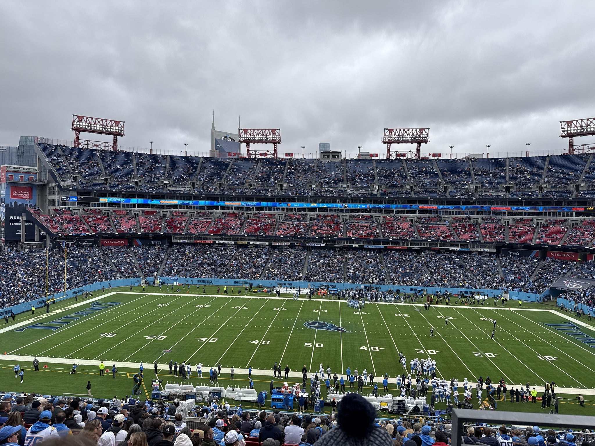 Real Fan View taken from Section 212 at Nissan Stadium by Josh G