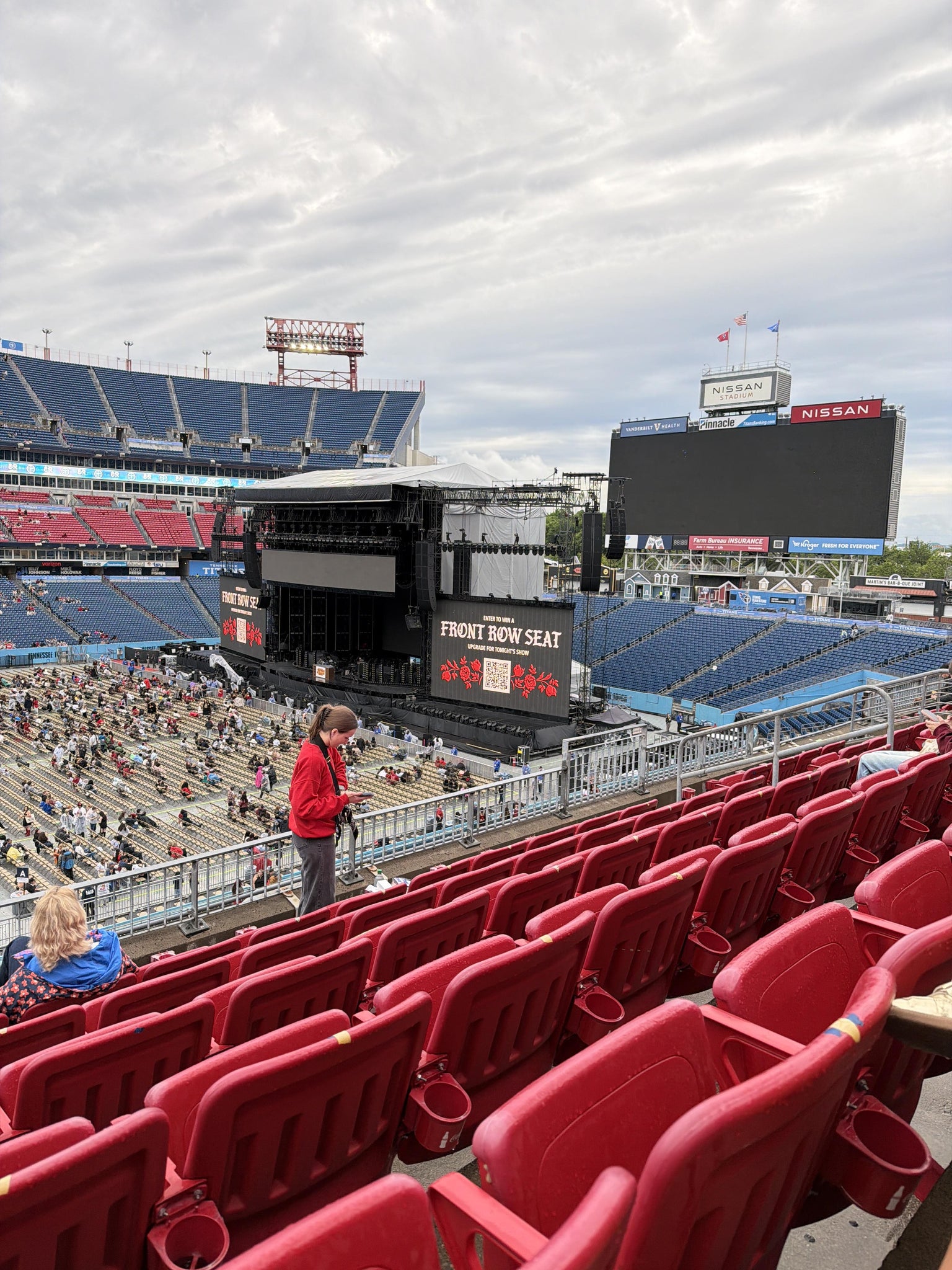 Real Fan View taken from Section 213 at Nissan Stadium by Rebecca C