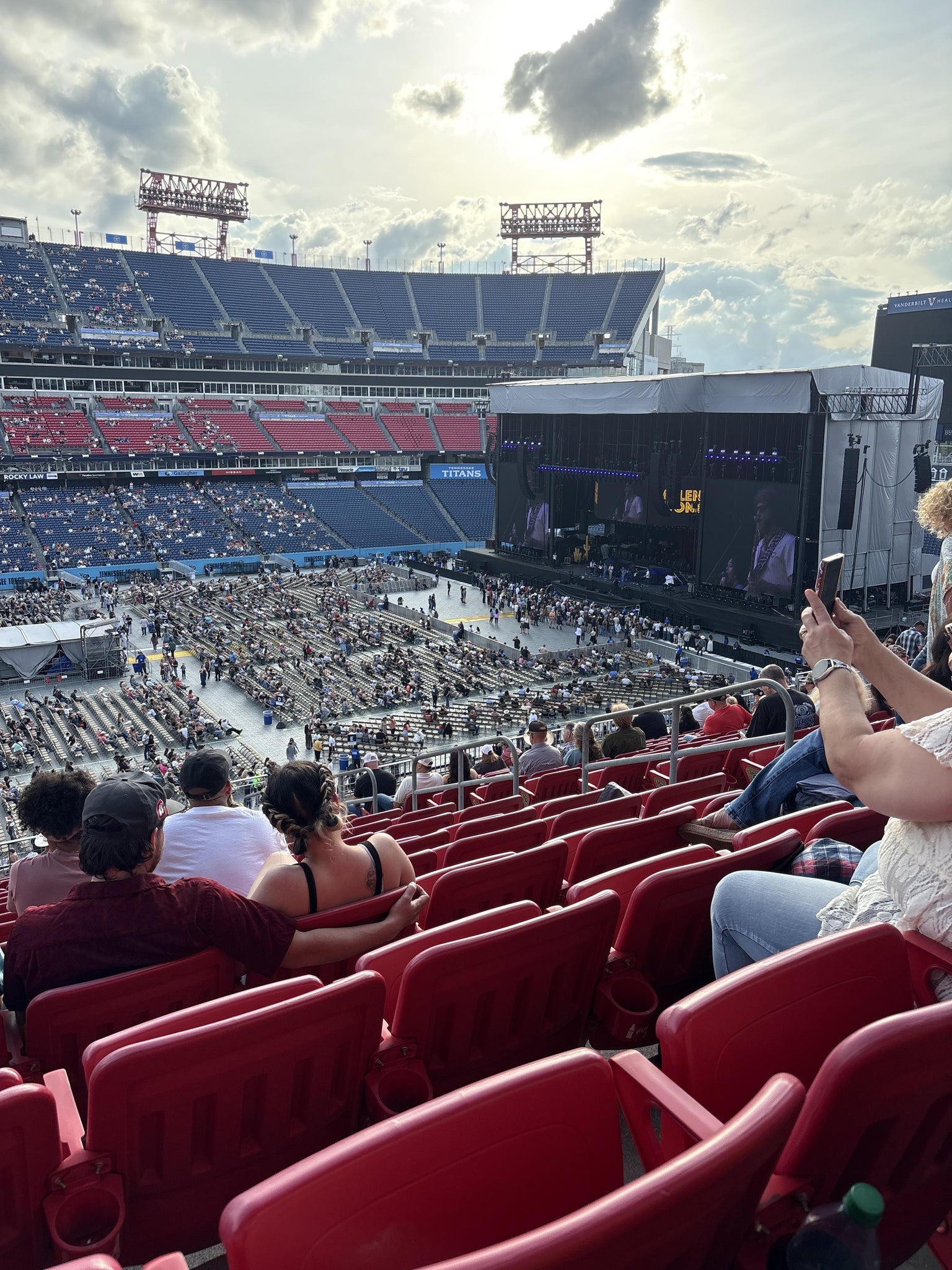 Real Fan View taken from Section 214 at Nissan Stadium by Tiffanie W