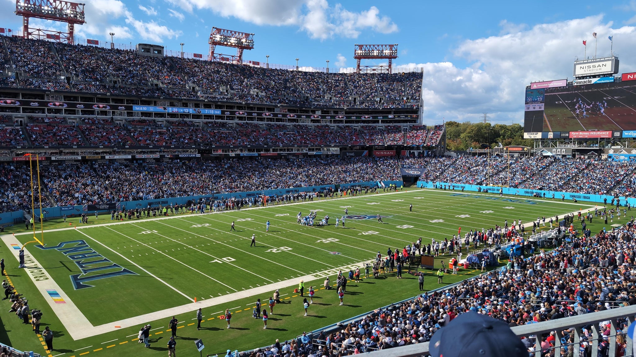 Real Fan View taken from Section 218 at Nissan Stadium by Tara D