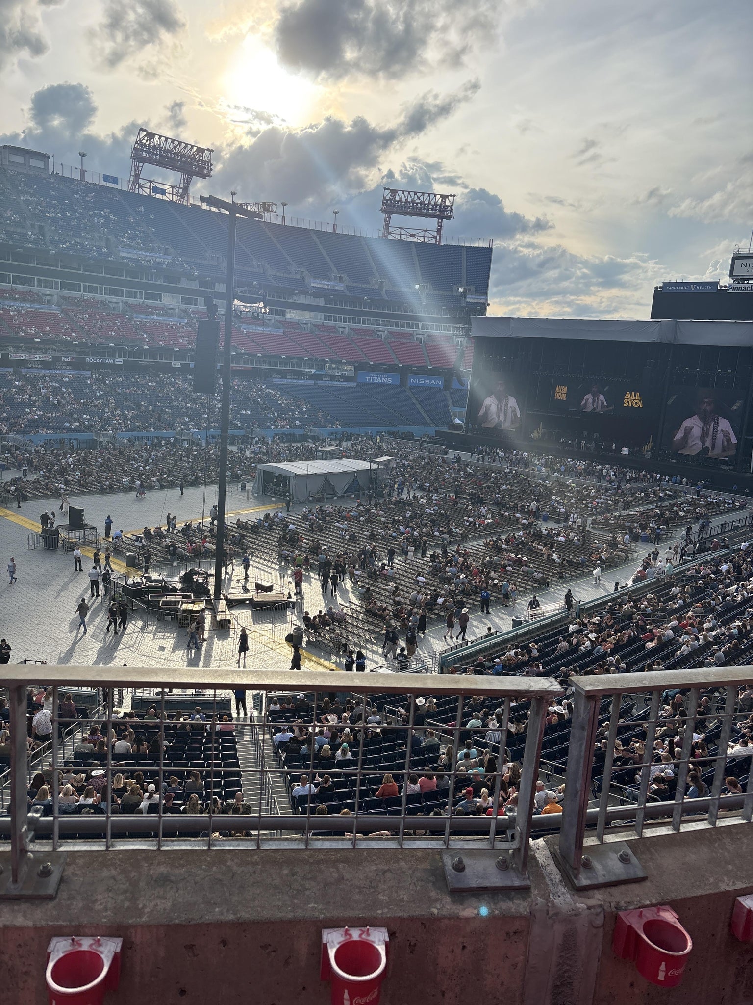 Real Fan View taken from Section 219 at Nissan Stadium by Mackenzie C