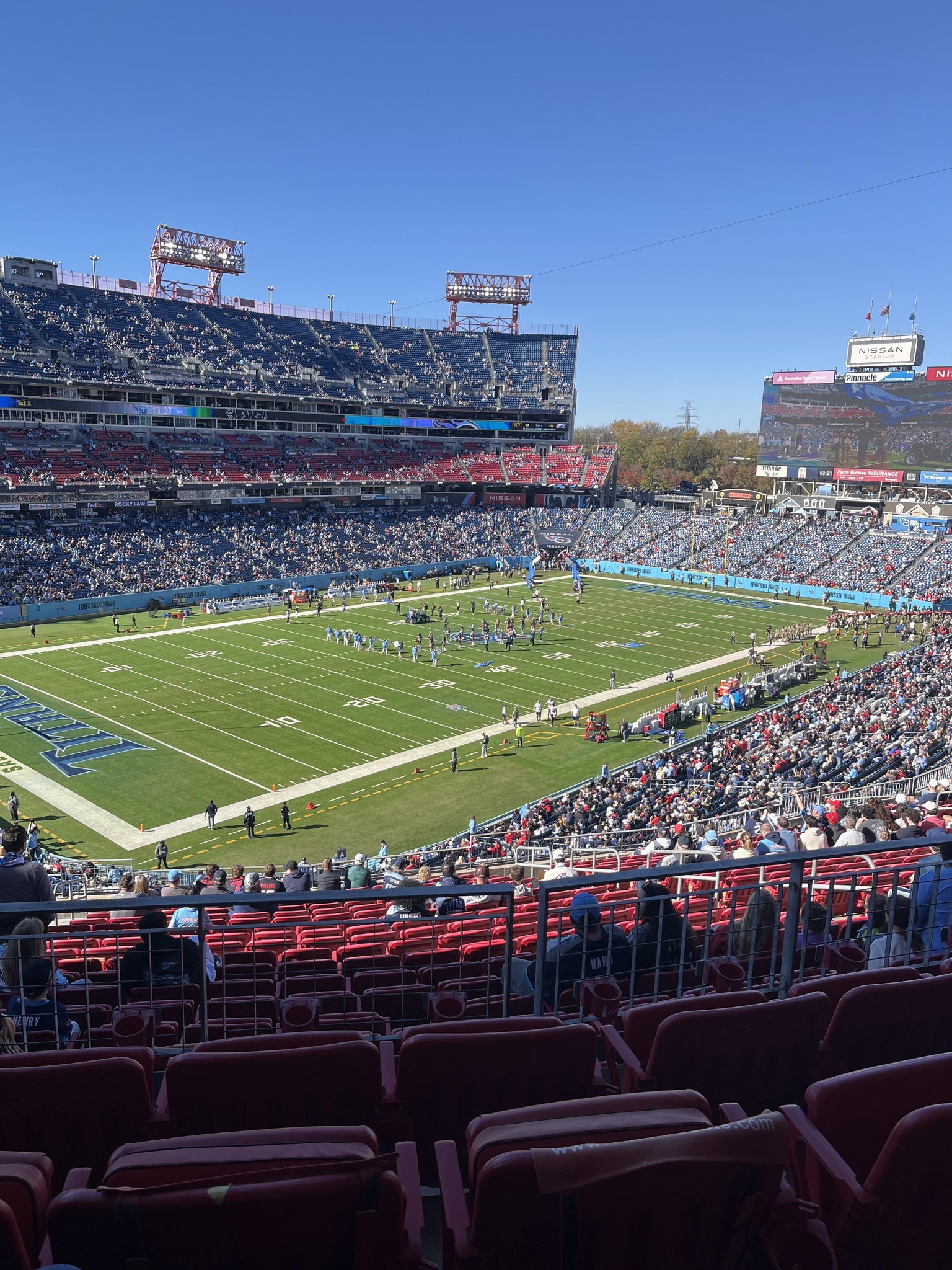 Real Fan View taken from Section 219 at Nissan Stadium by Karen G