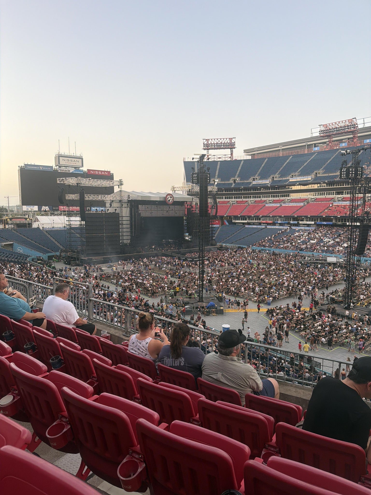 Real Fan View taken from Section 230 at Nissan Stadium by Tara F