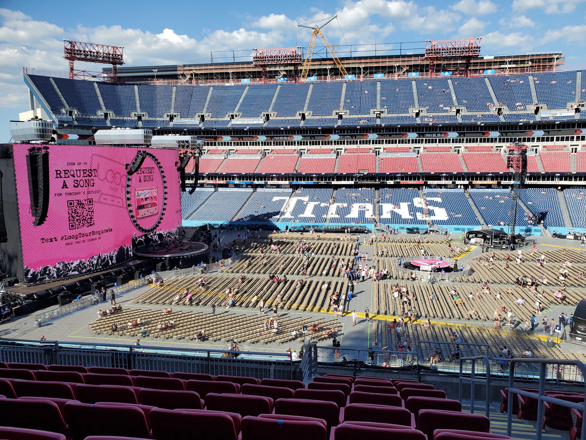 Real Fan View taken from Section 235 at Nissan Stadium by Elizabeth P