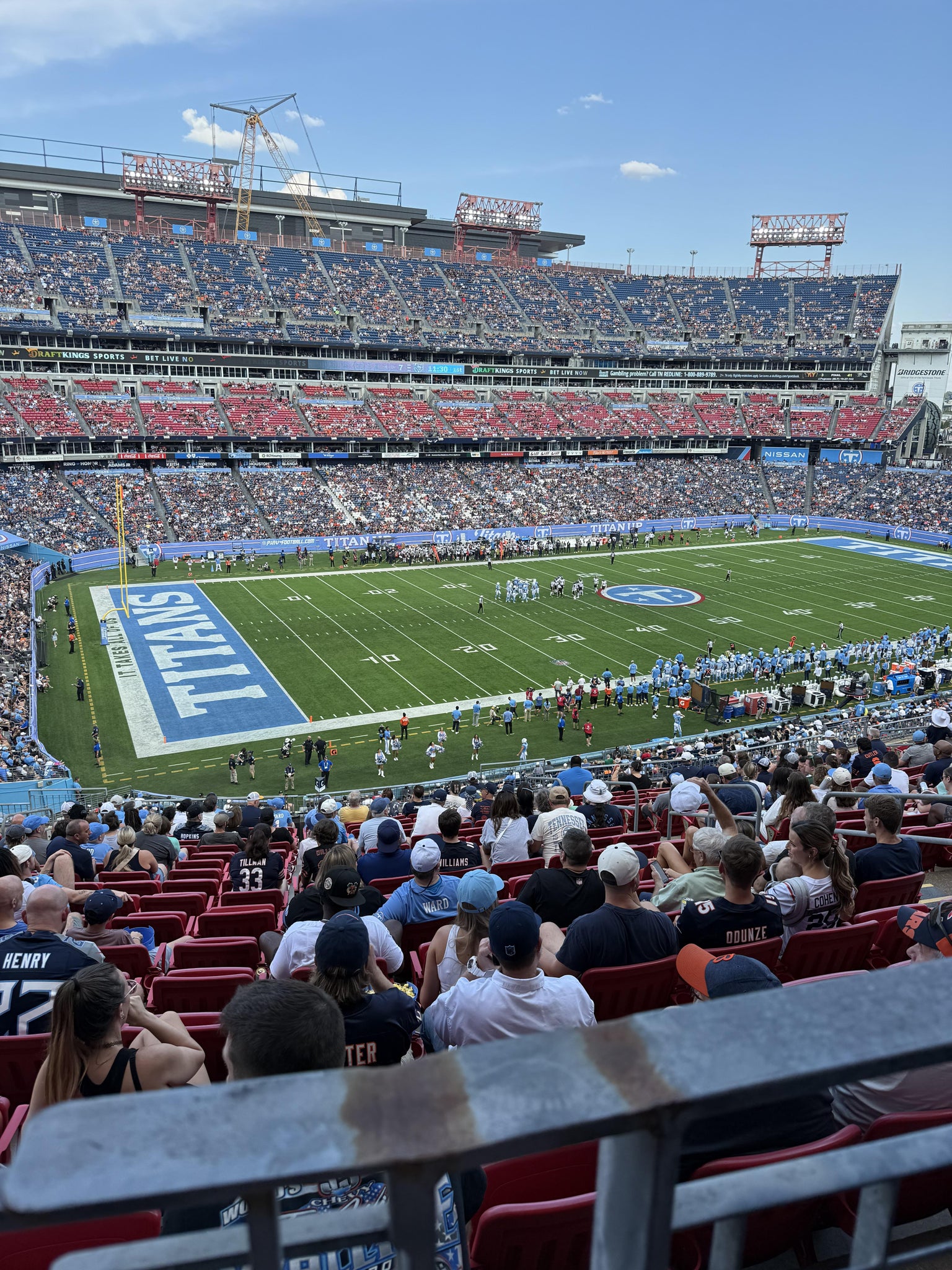 Real Fan View taken from Section 240 at Nissan Stadium by Amanda B