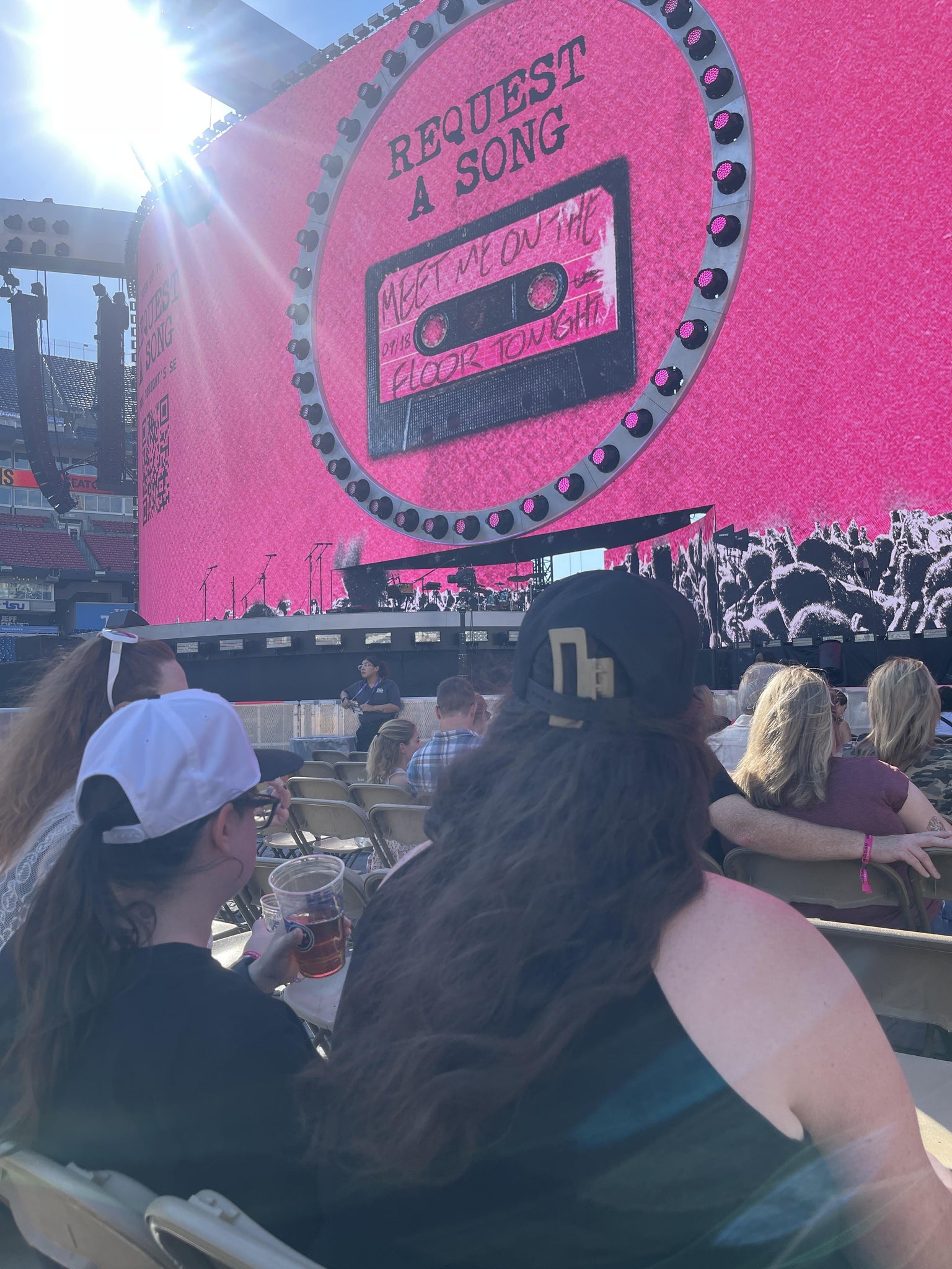 Real Fan View taken from Field D at Nissan Stadium by Michelle M