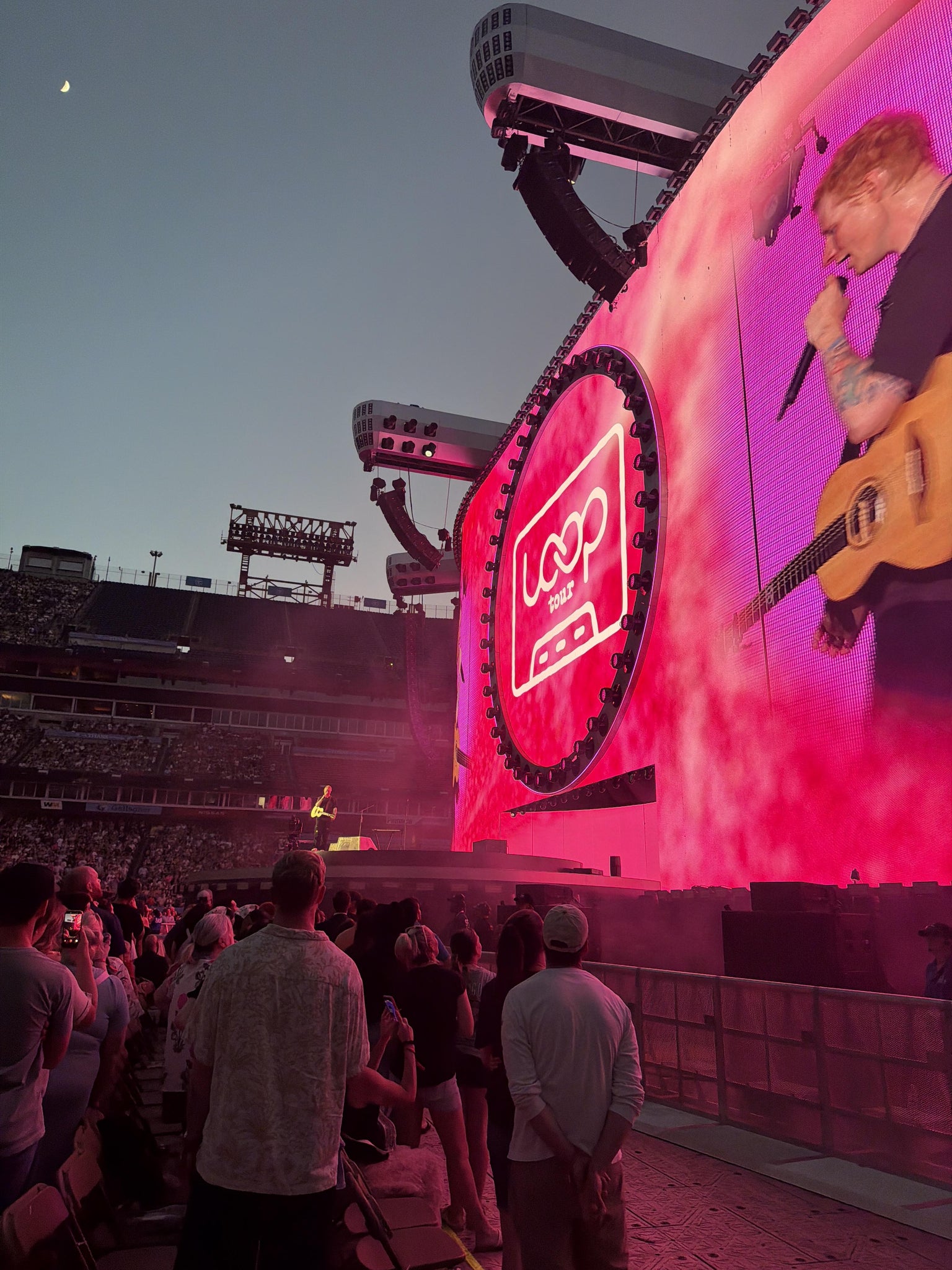 Real Fan View taken from Field E at Nissan Stadium by Stephany B