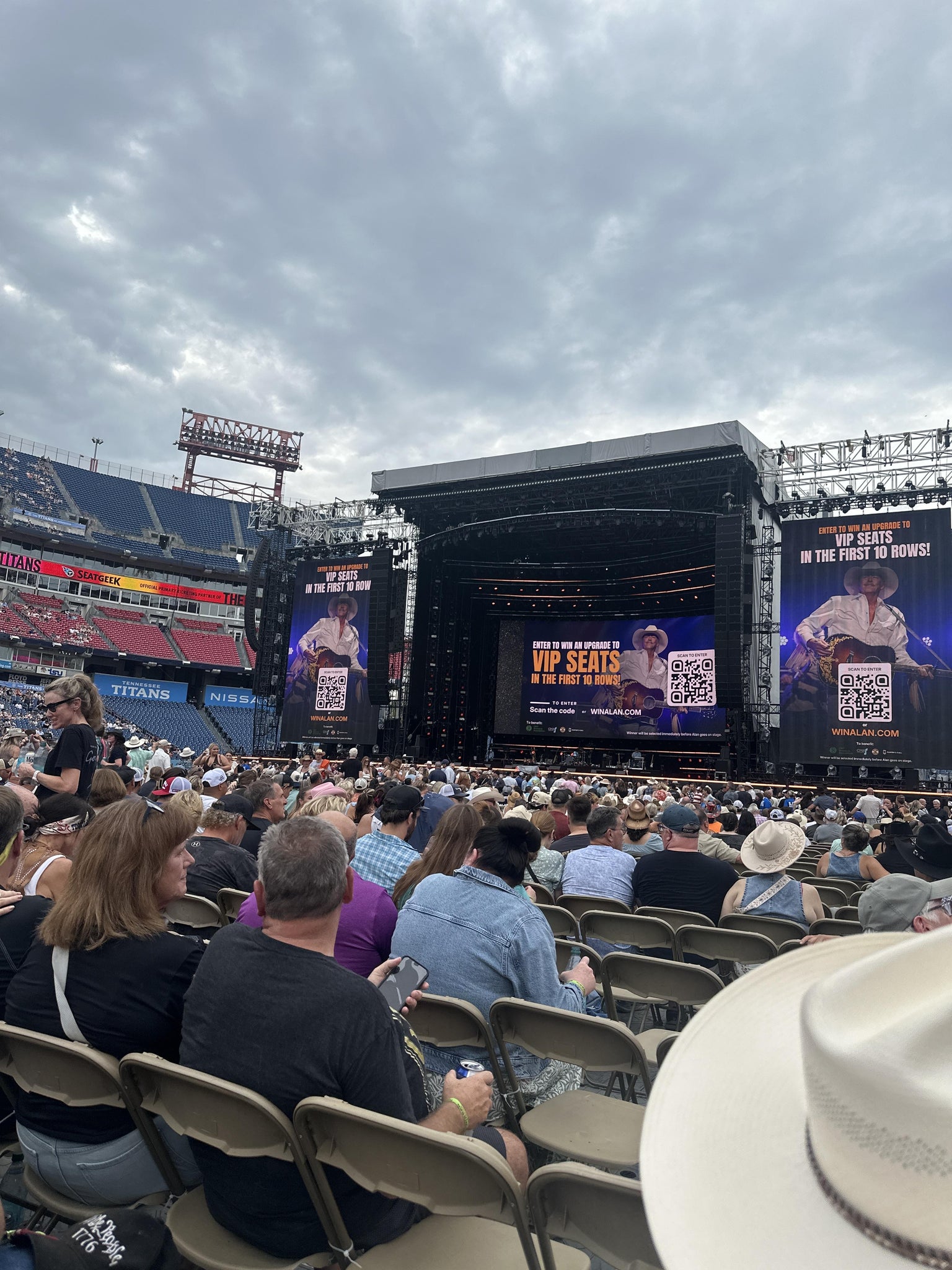 Real Fan View taken from Field E at Nissan Stadium by David H