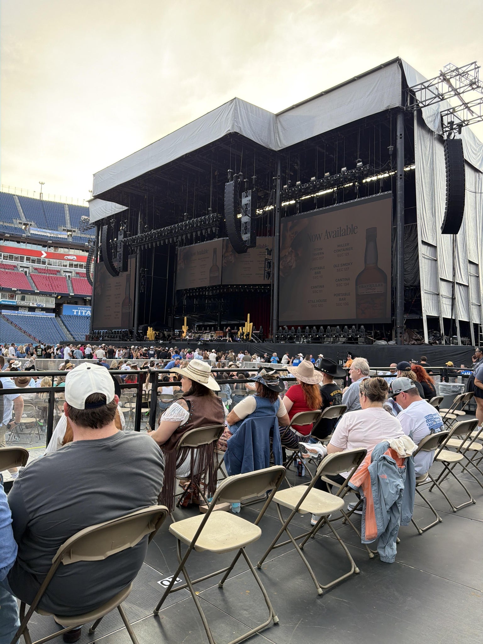 Real Fan View taken from Field G at Nissan Stadium by Scott D