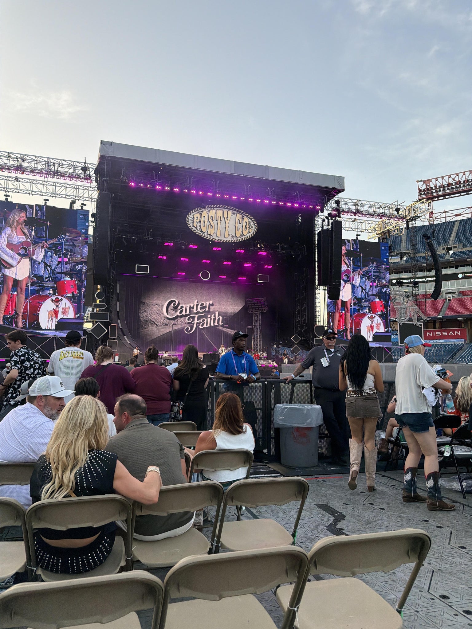 Real Fan View taken from Field H at Nissan Stadium by Grayson S